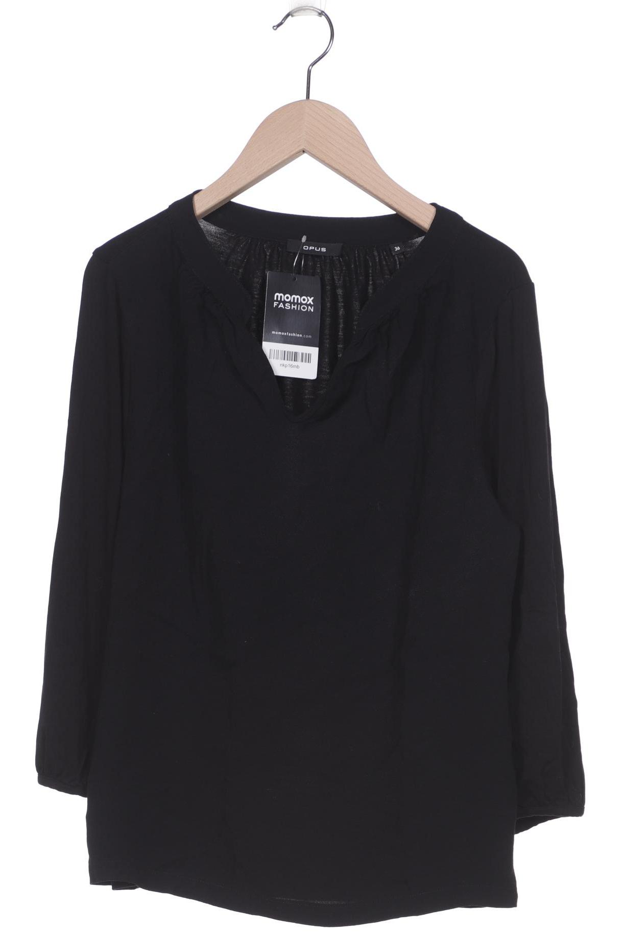 

Opus Damen Langarmshirt, schwarz, Gr. 36