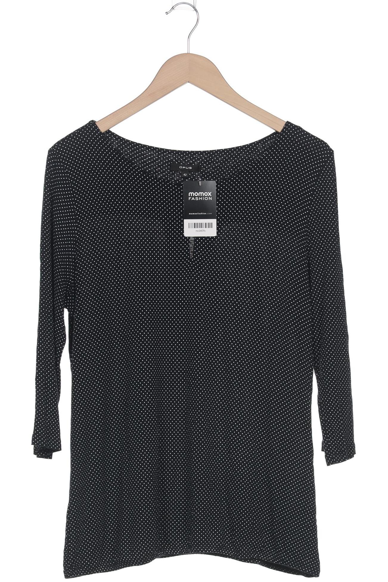 

Opus Damen Langarmshirt, schwarz, Gr. 42