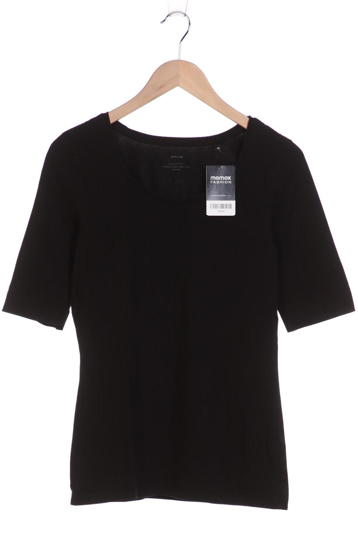 

Opus Damen Langarmshirt, schwarz, Gr. 40