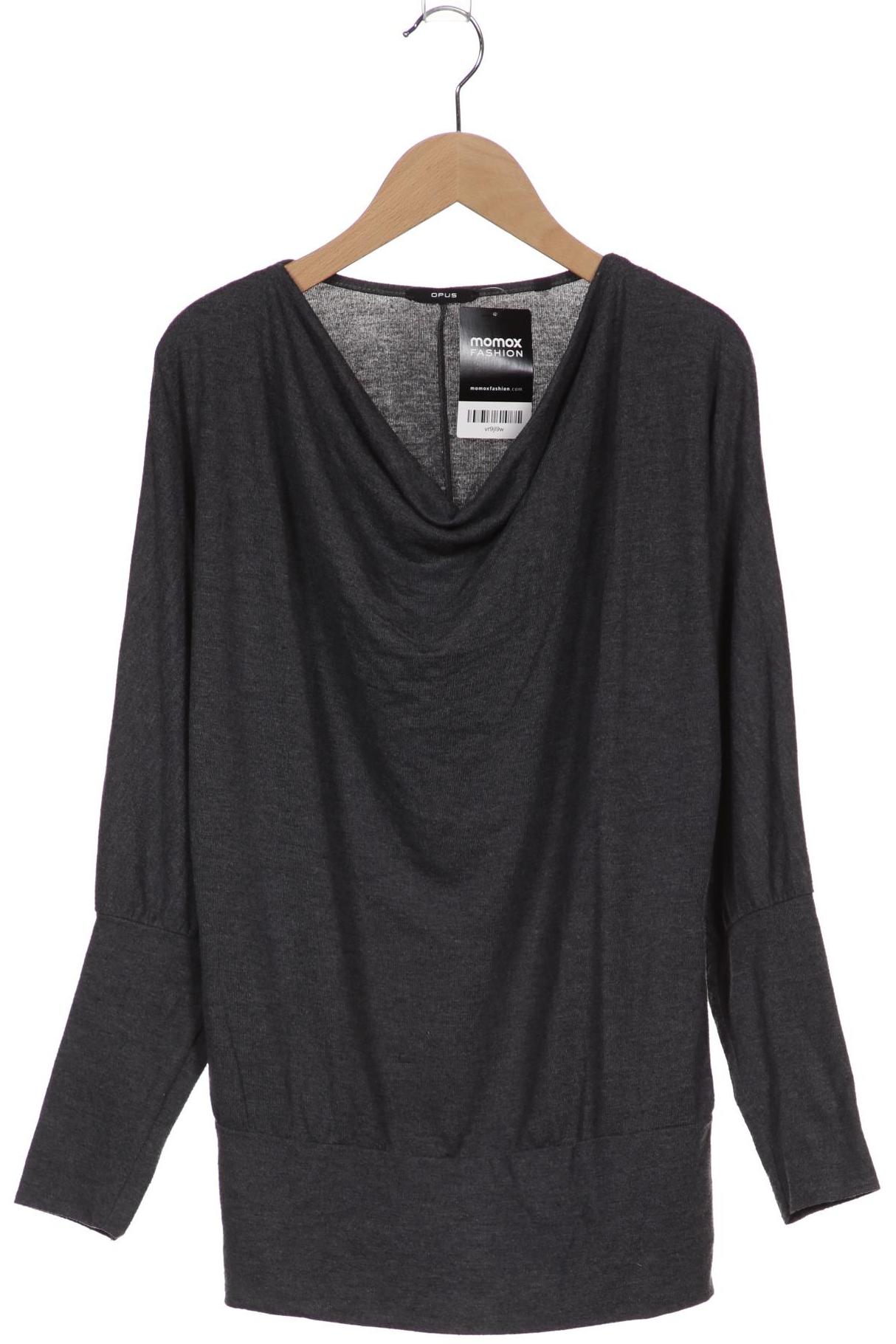 

Opus Damen Langarmshirt, grau, Gr. 36