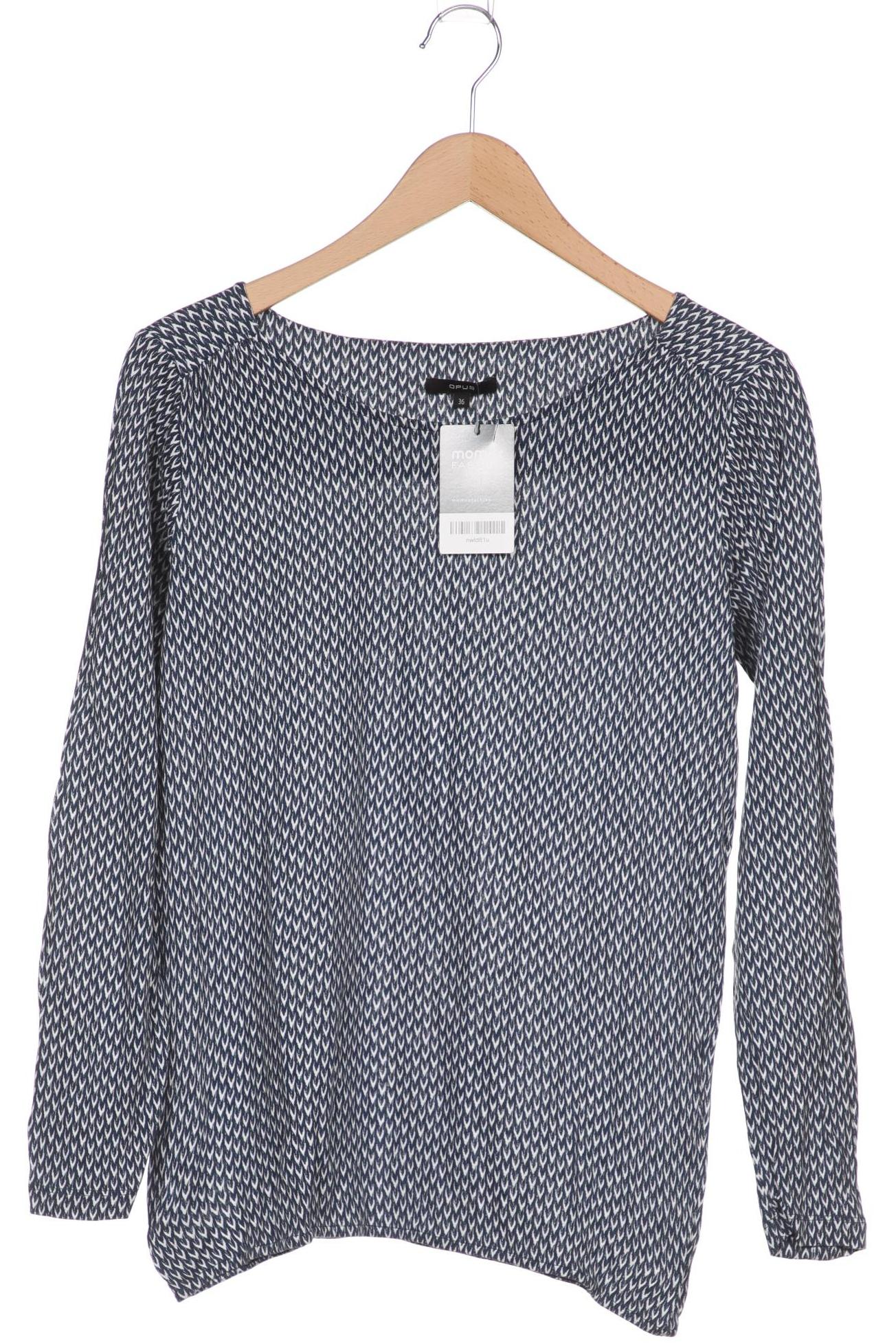 

Opus Damen Langarmshirt, blau, Gr. 36