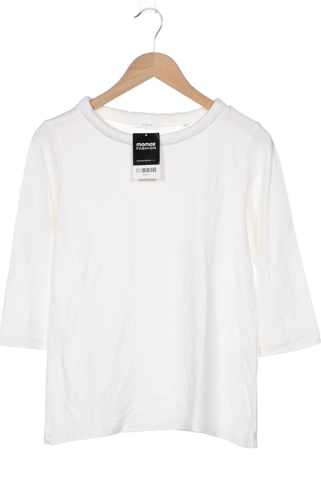 

Opus Damen Langarmshirt, weiß, Gr. 38