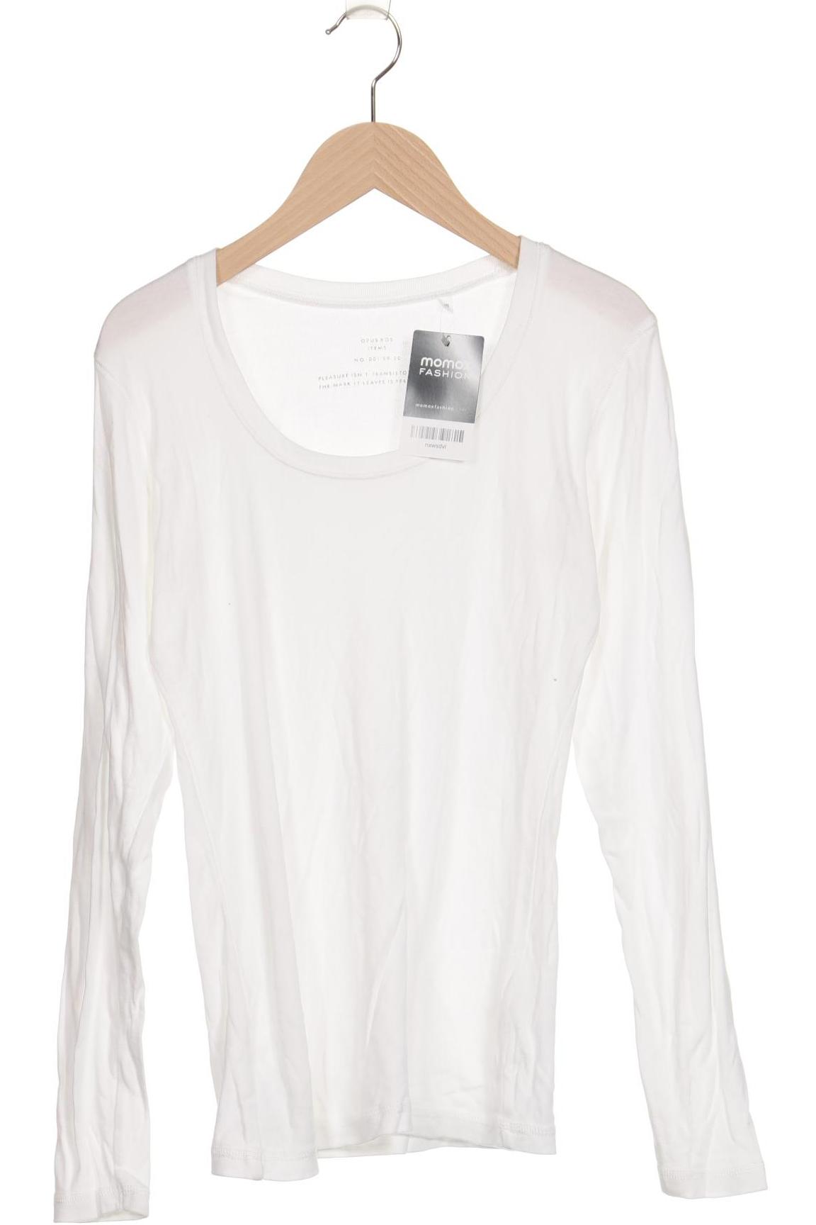 

Opus Damen Langarmshirt, weiß, Gr. 40