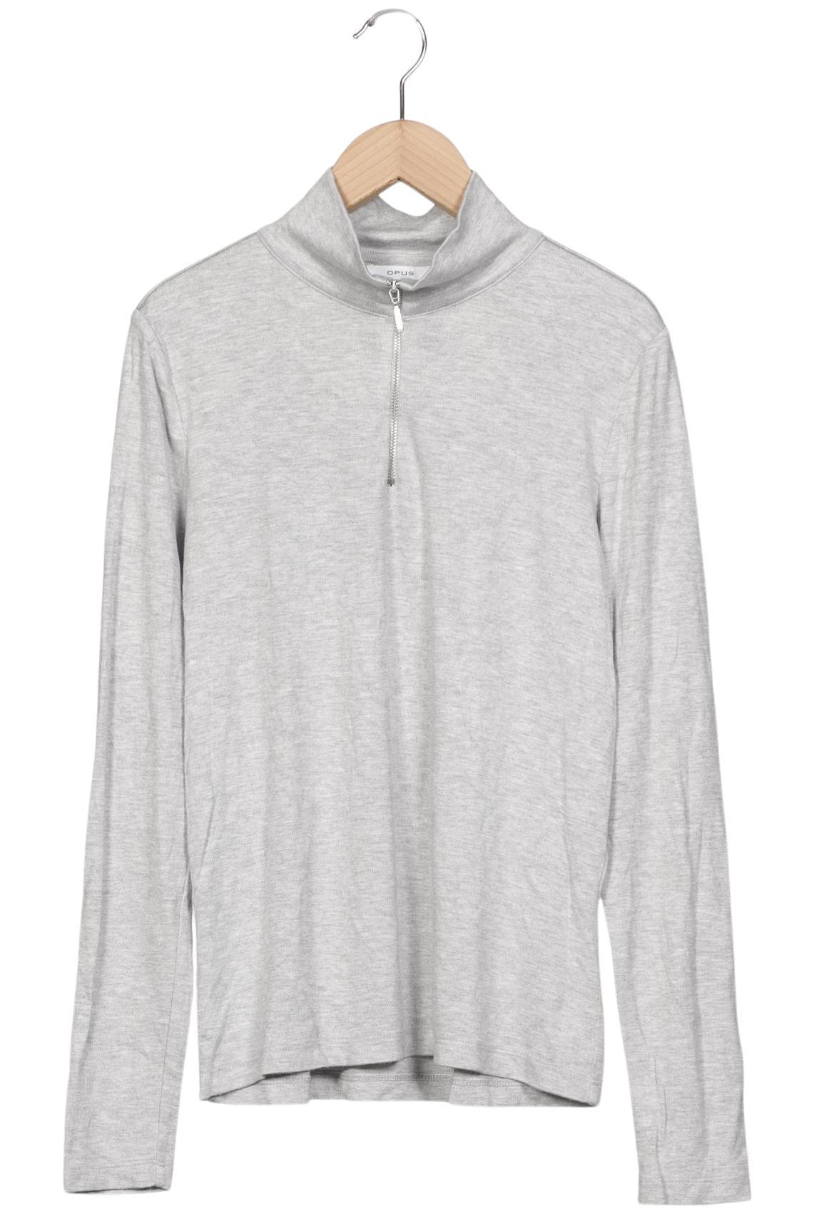 

Opus Damen Langarmshirt, grau, Gr. 36