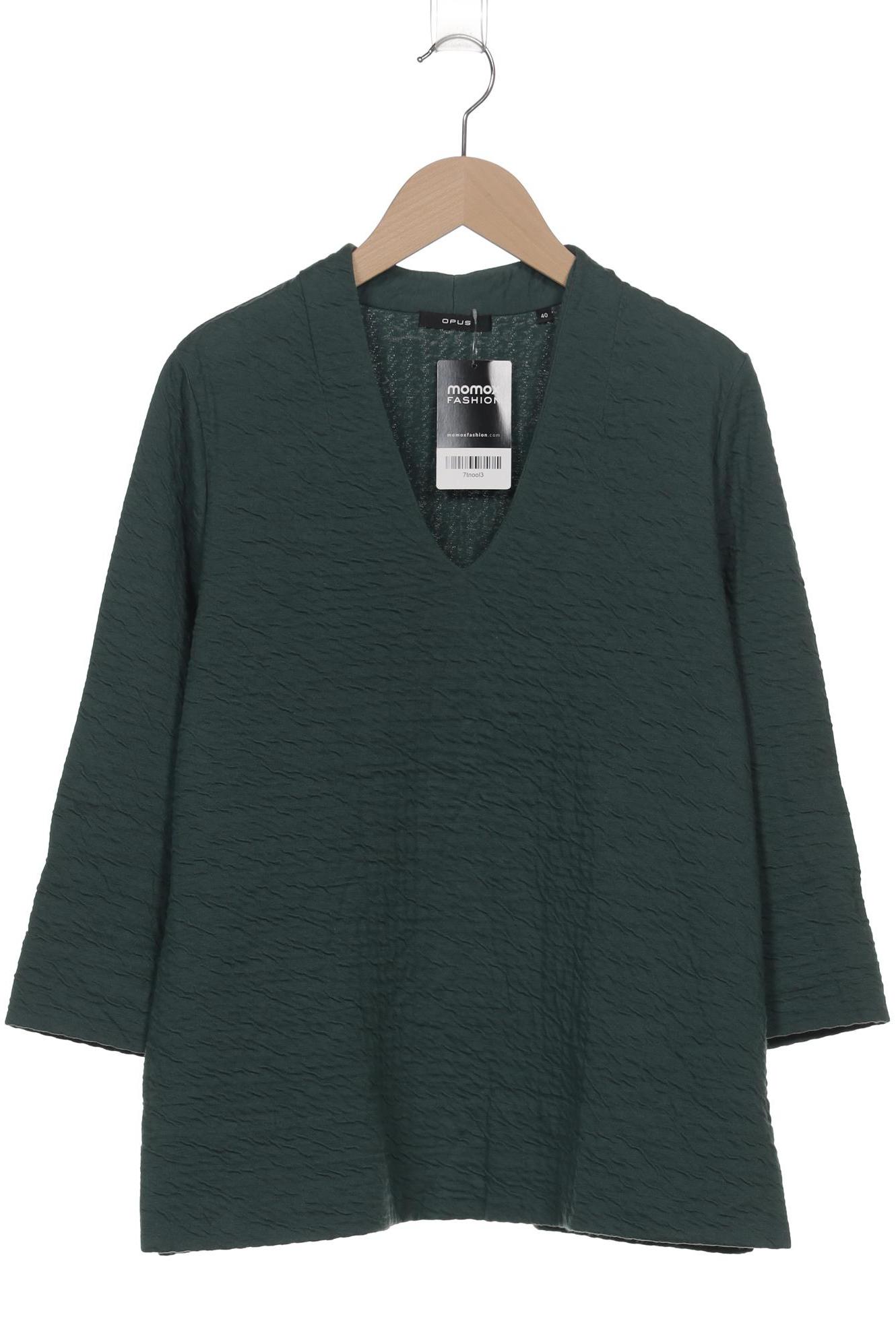 

Opus Damen Langarmshirt, grün, Gr. 40