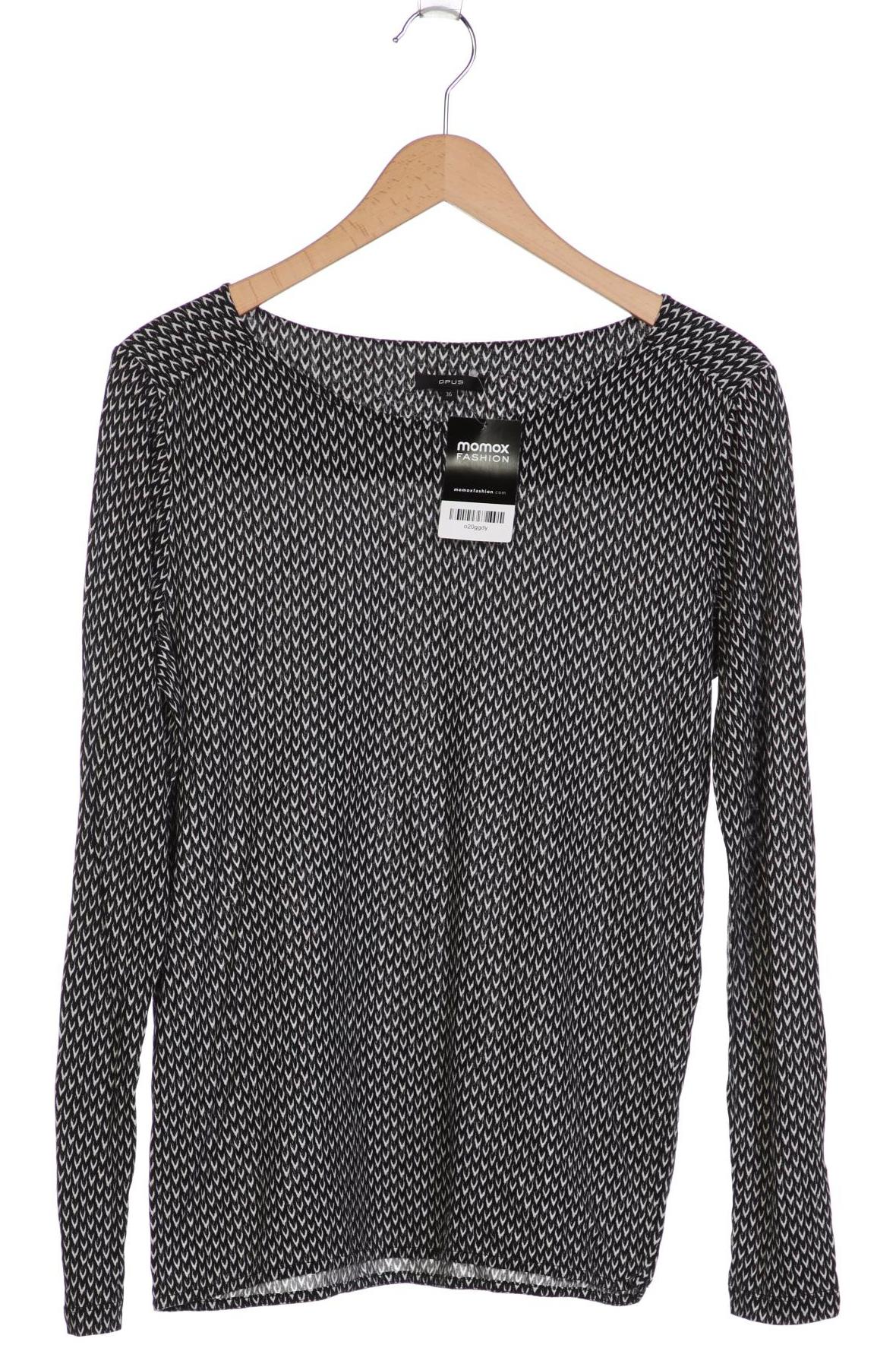 

Opus Damen Langarmshirt, schwarz, Gr. 36