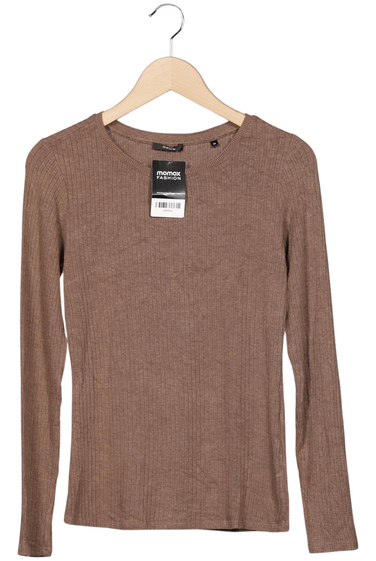 

Opus Damen Langarmshirt, braun, Gr. 36