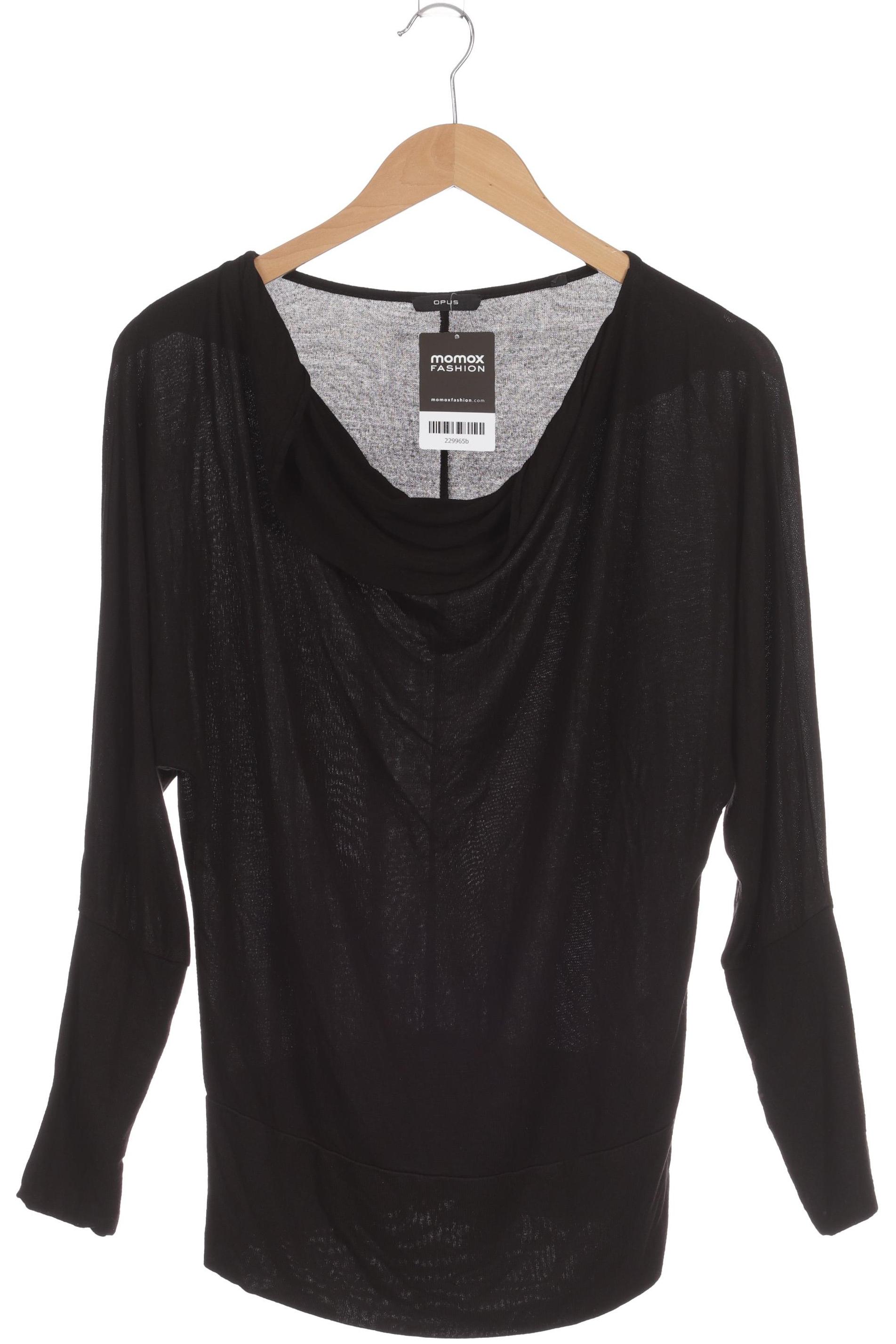 

Opus Damen Langarmshirt, schwarz, Gr. 36