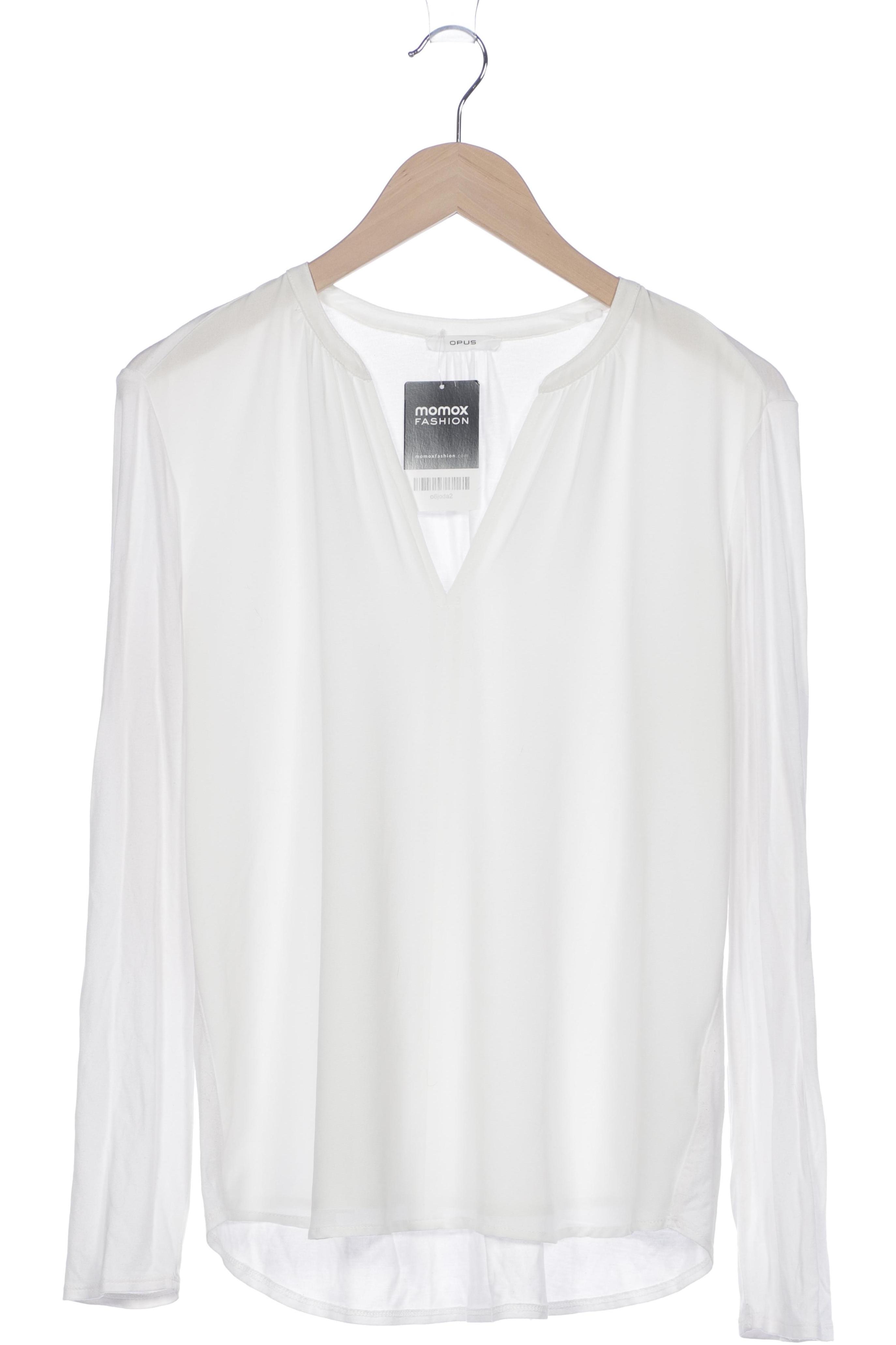 

Opus Damen Langarmshirt, weiß, Gr. 40