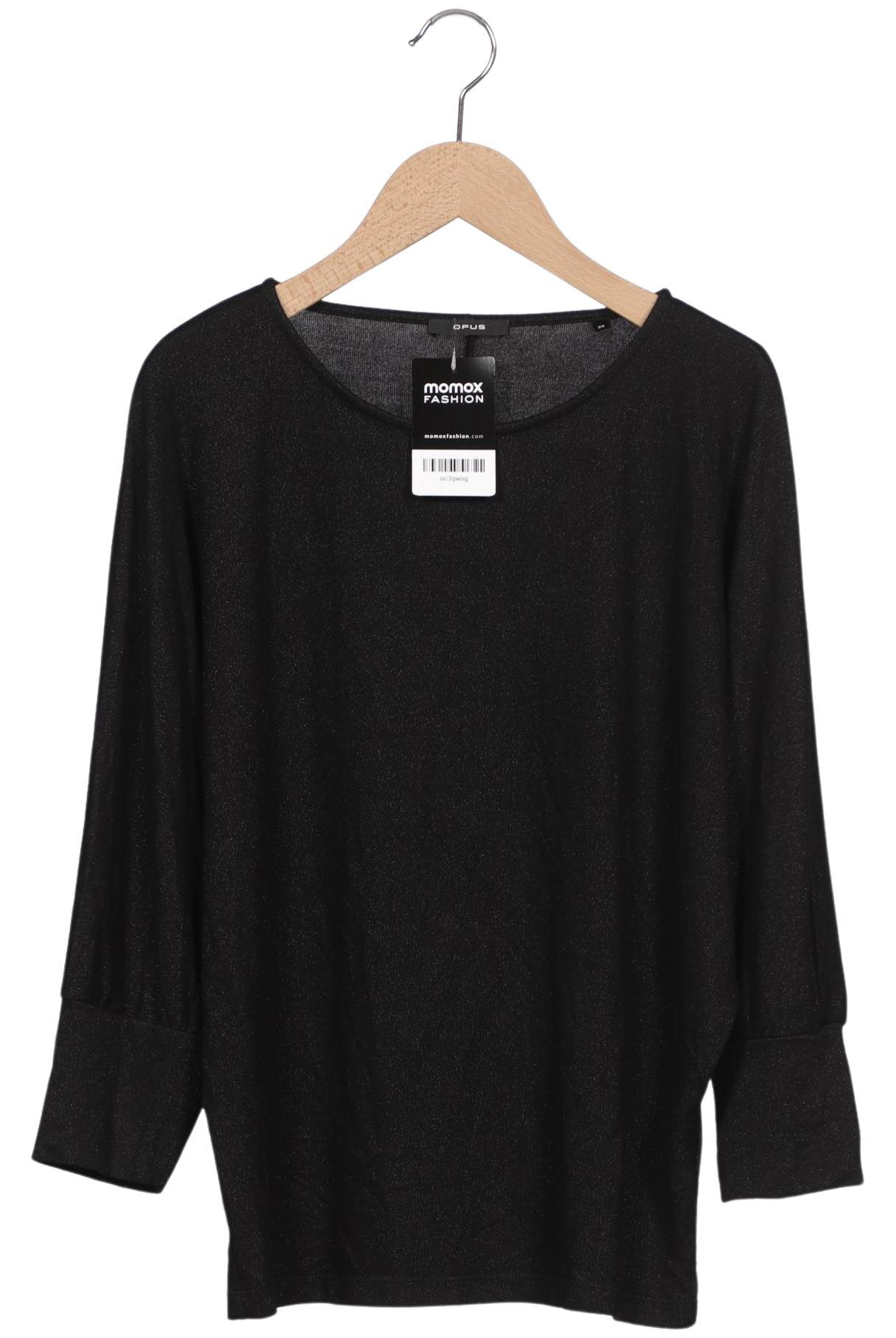 

Opus Damen Langarmshirt, schwarz, Gr. 38