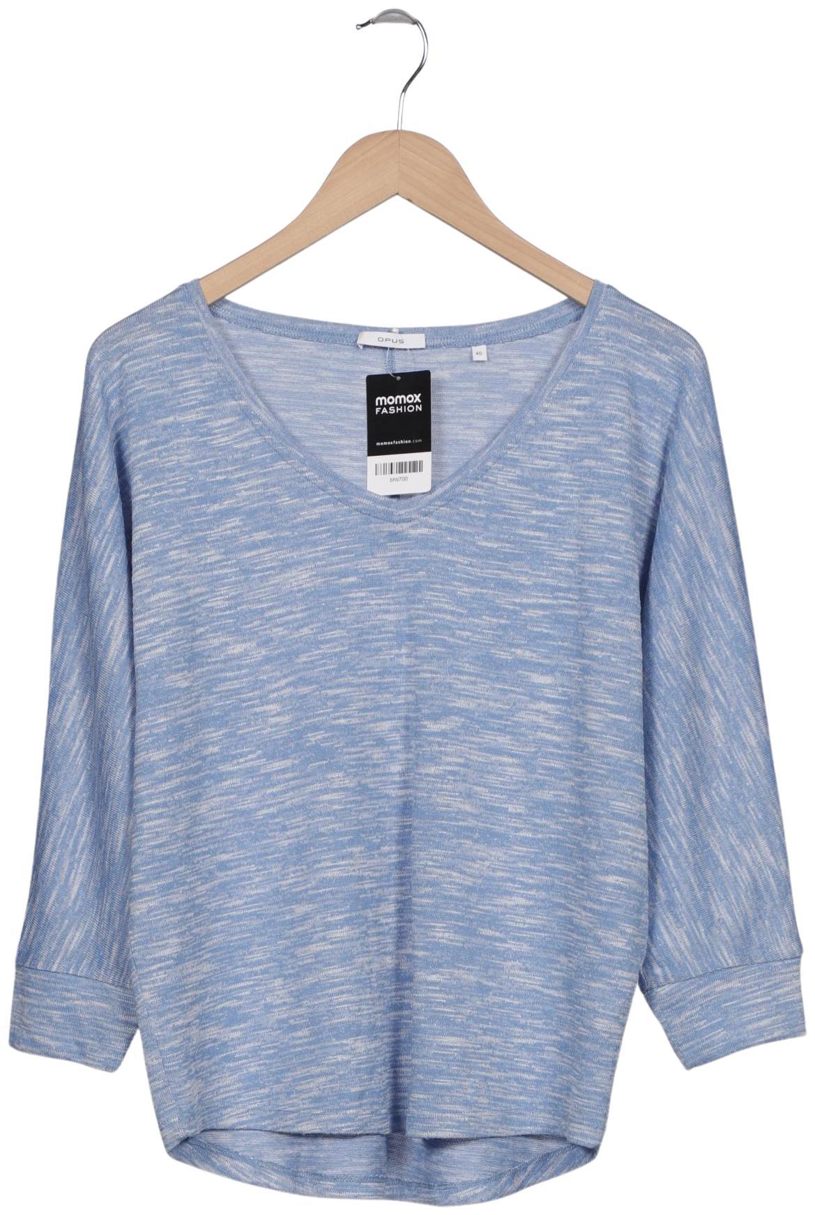 

Opus Damen Langarmshirt, blau, Gr. 40