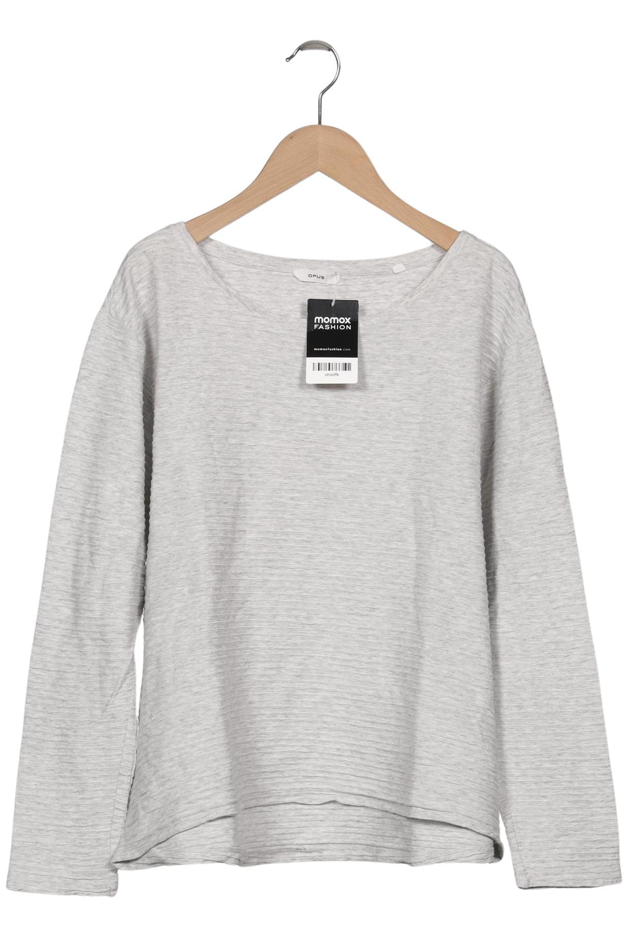 

Opus Damen Langarmshirt, grau, Gr. 40