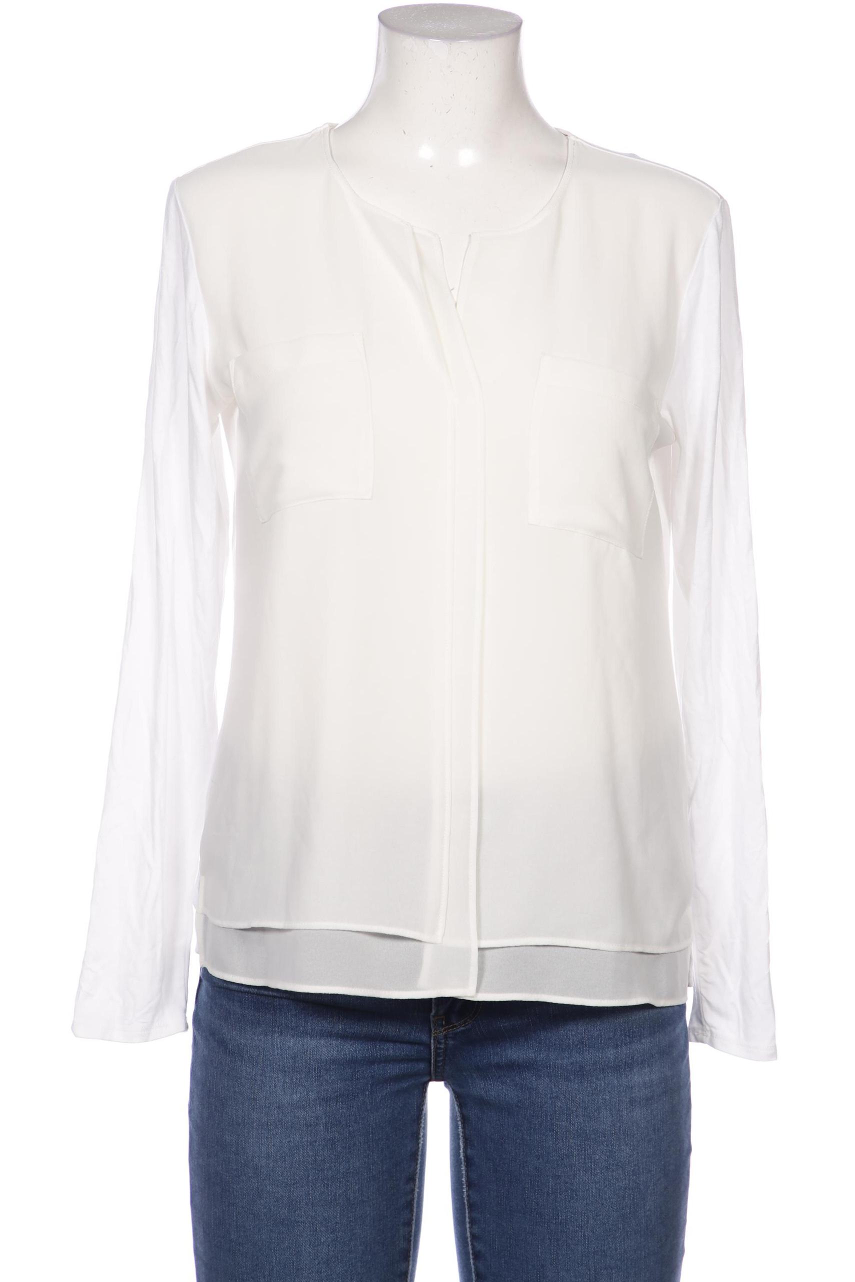 

Opus Damen Langarmshirt, weiß, Gr. 36
