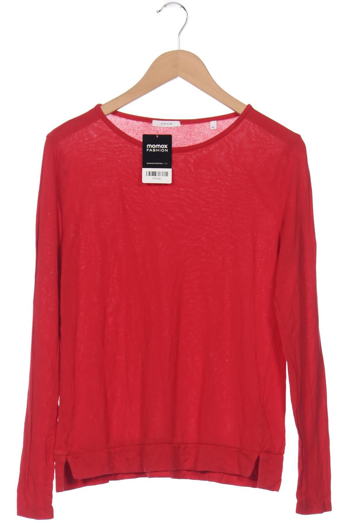 

Opus Damen Langarmshirt, rot, Gr. 40