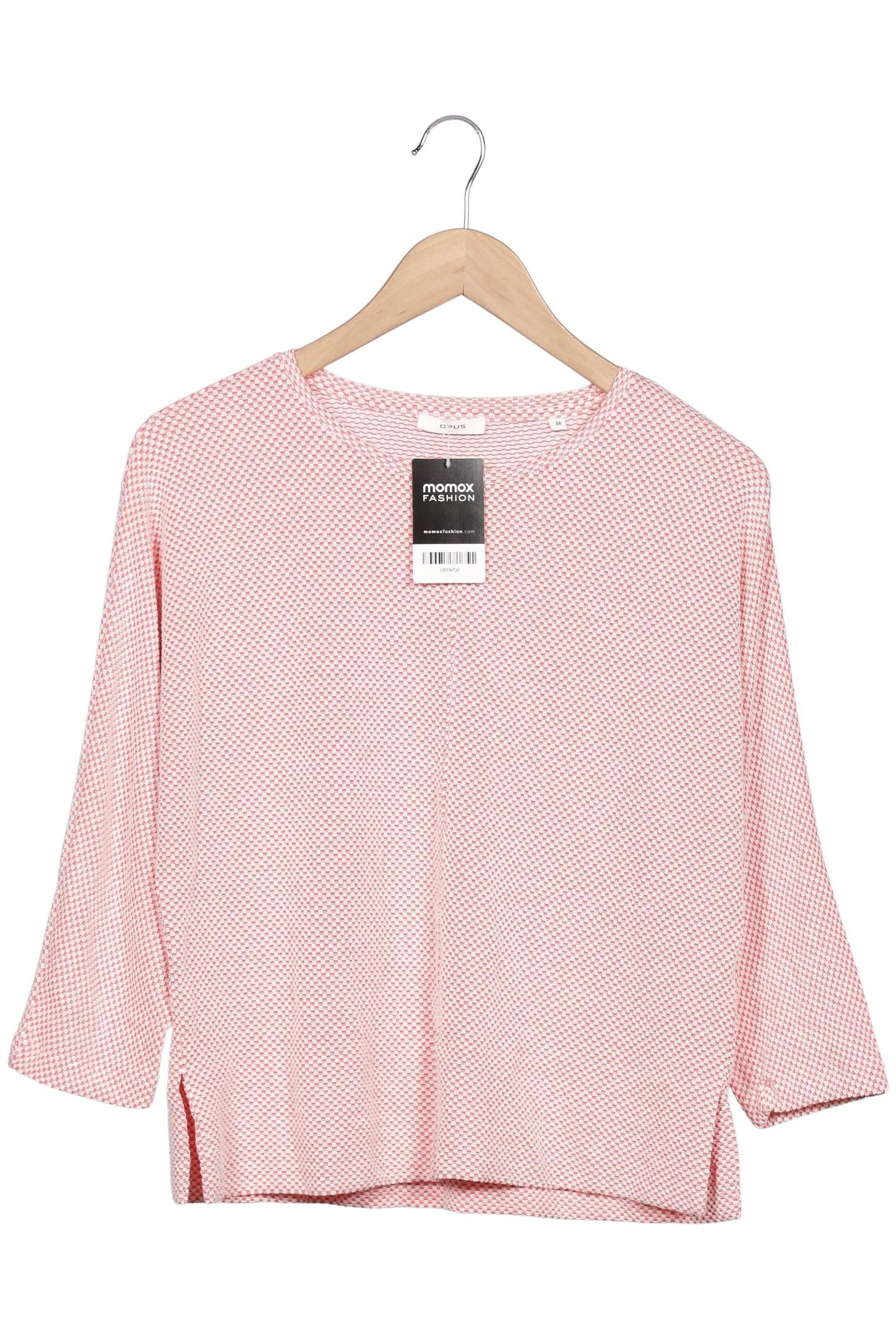 

Opus Damen Langarmshirt, pink, Gr. 36
