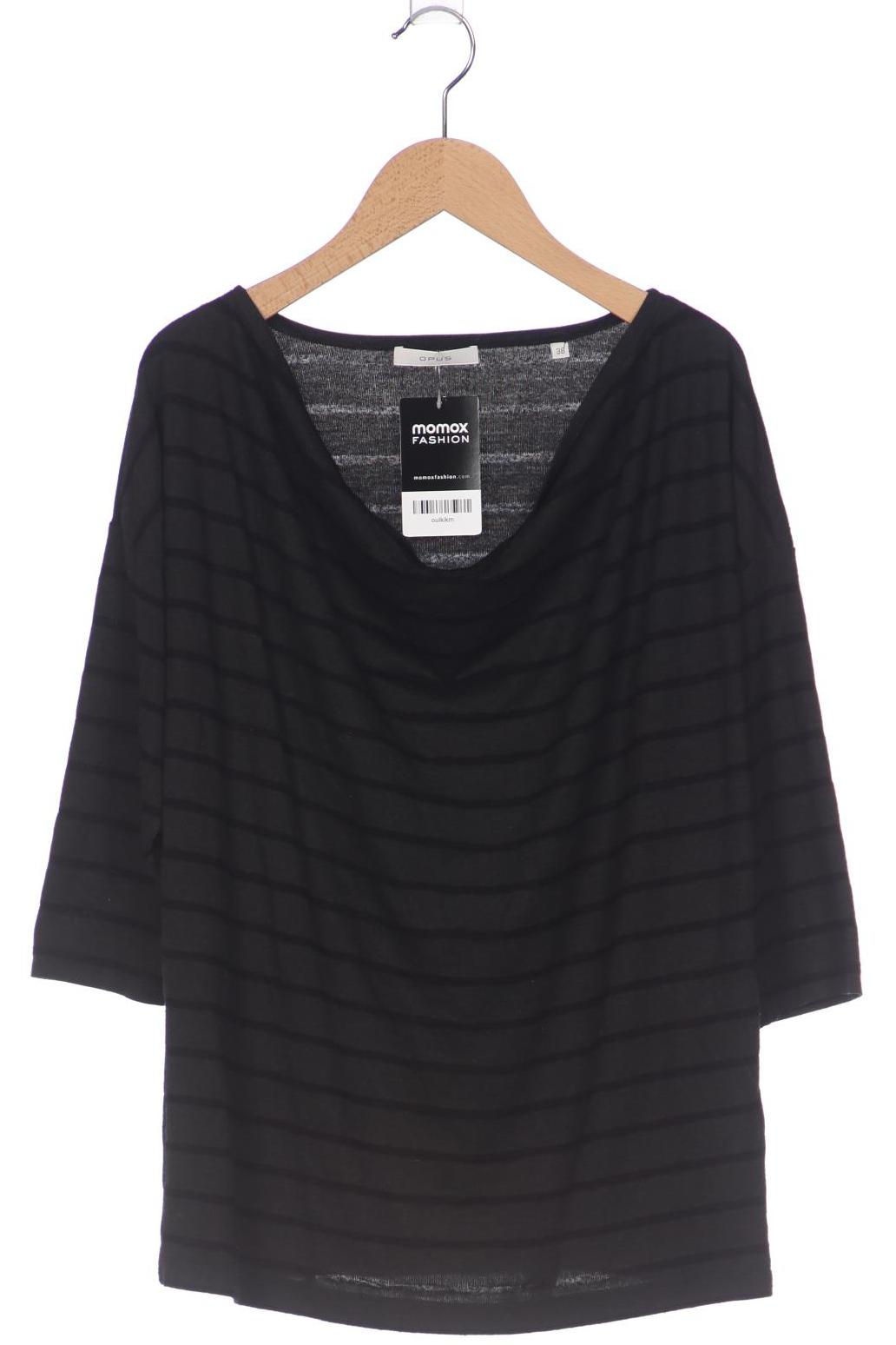 

Opus Damen Langarmshirt, schwarz, Gr. 38