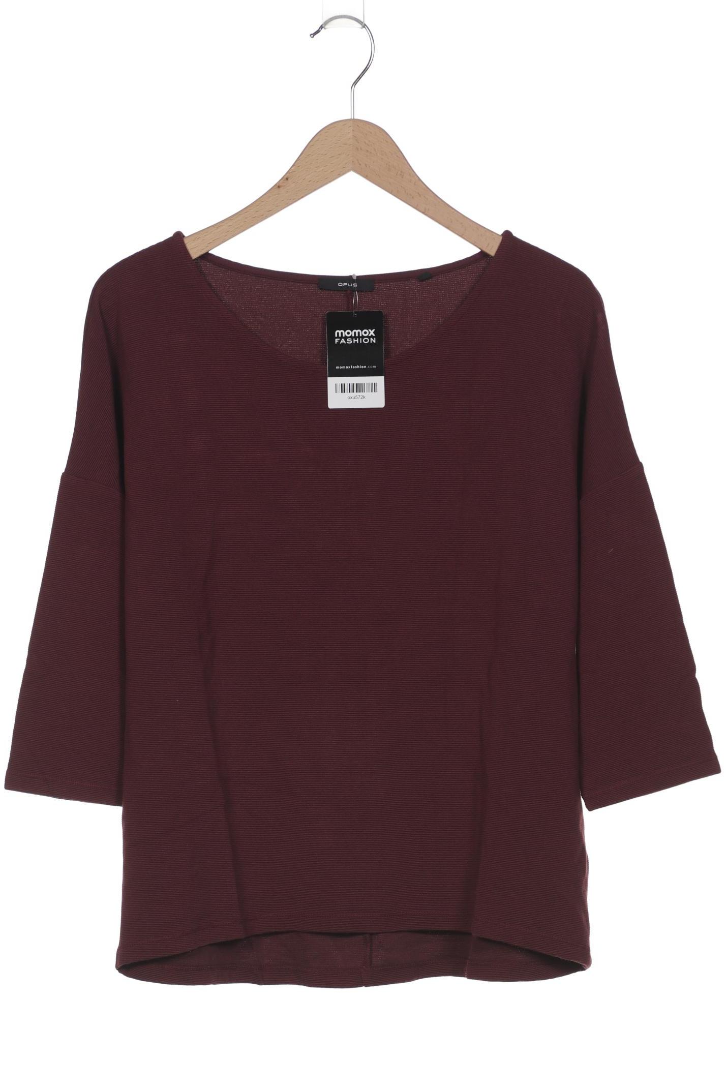 

Opus Damen Langarmshirt, bordeaux, Gr. 42