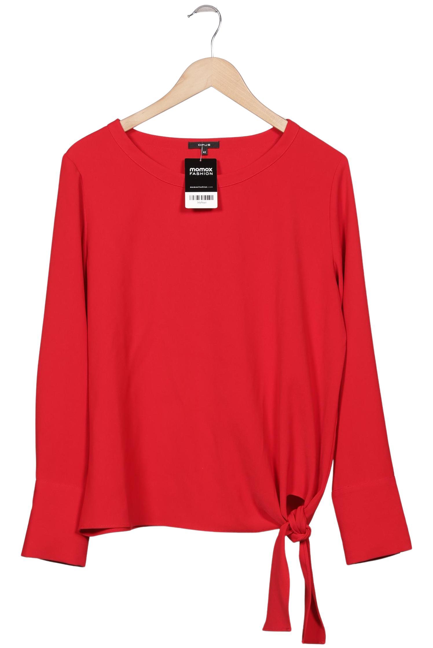 

Opus Damen Langarmshirt, rot, Gr. 42