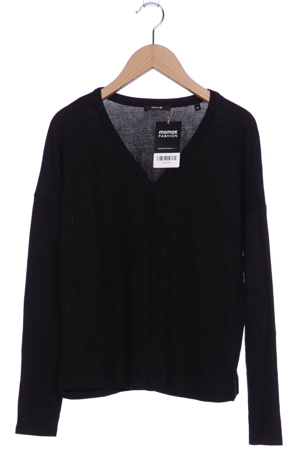 

Opus Damen Langarmshirt, schwarz, Gr. 36