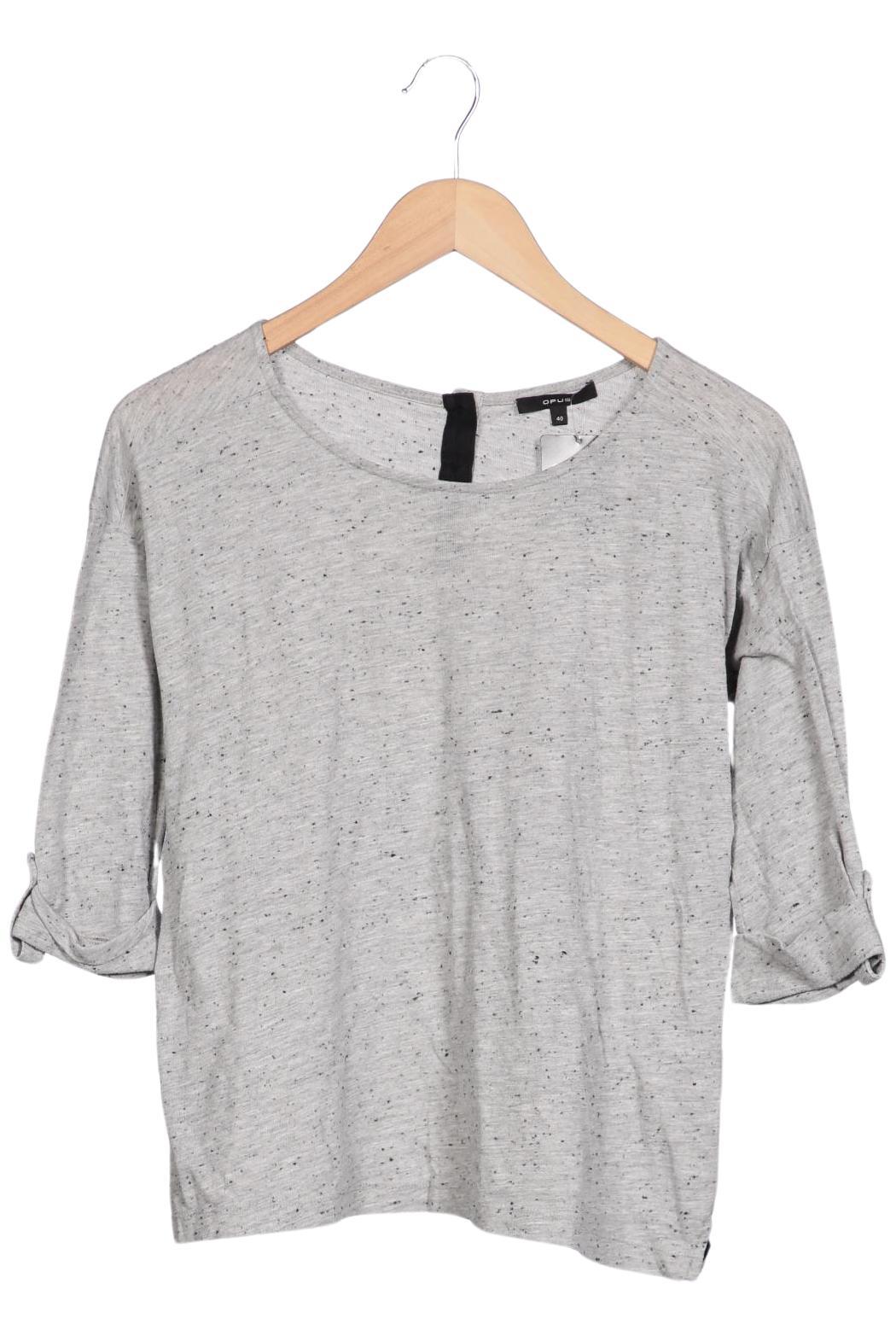 

Opus Damen Langarmshirt, grau, Gr. 40