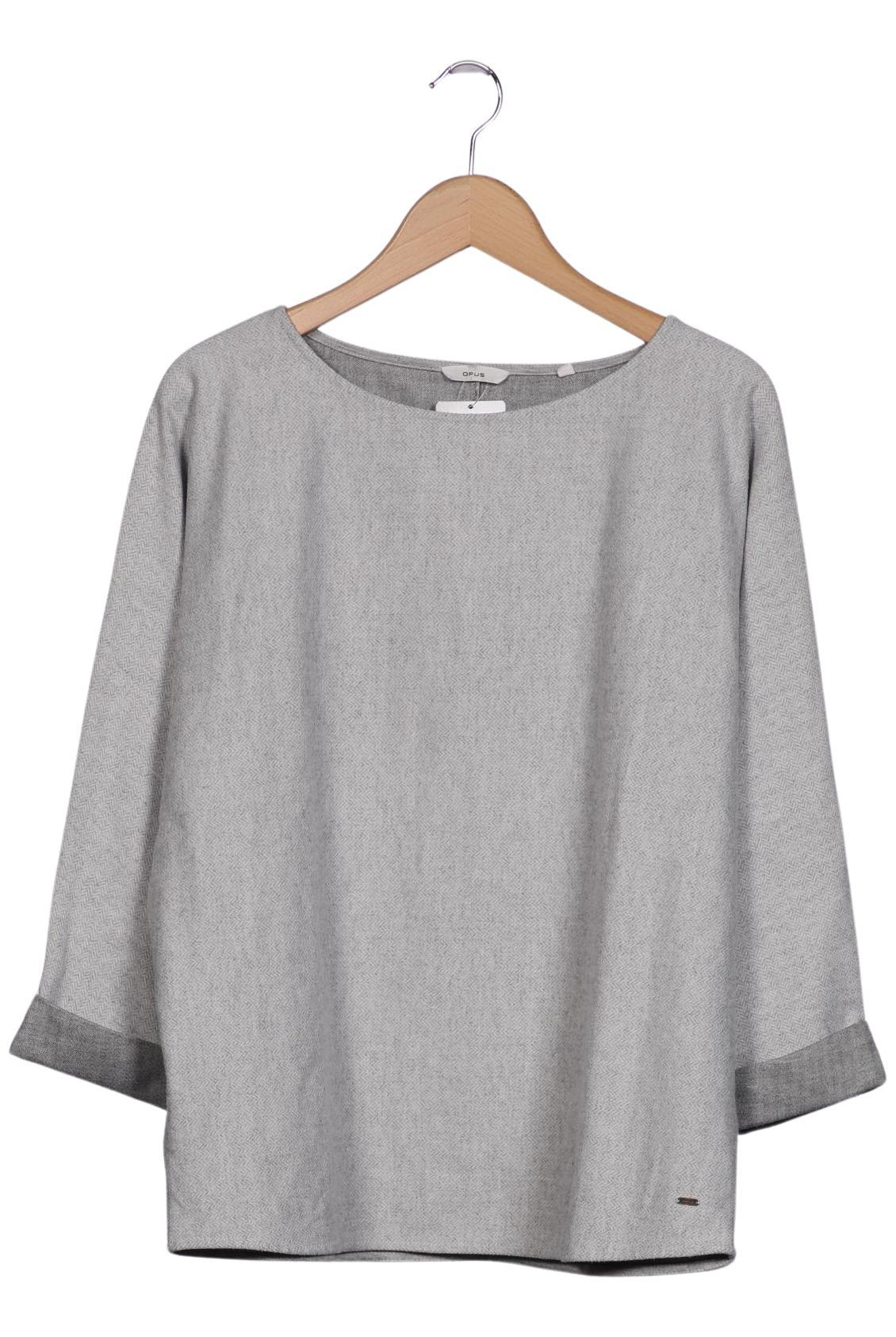 

Opus Damen Langarmshirt, grau, Gr. 42