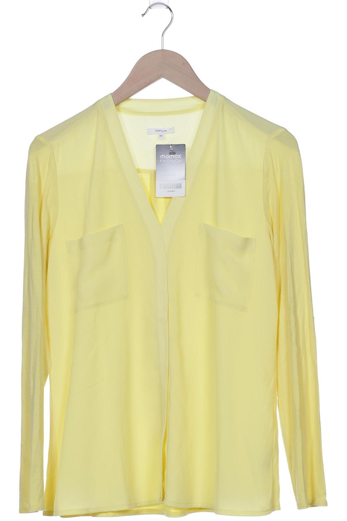 

Opus Damen Langarmshirt, gelb, Gr. 40