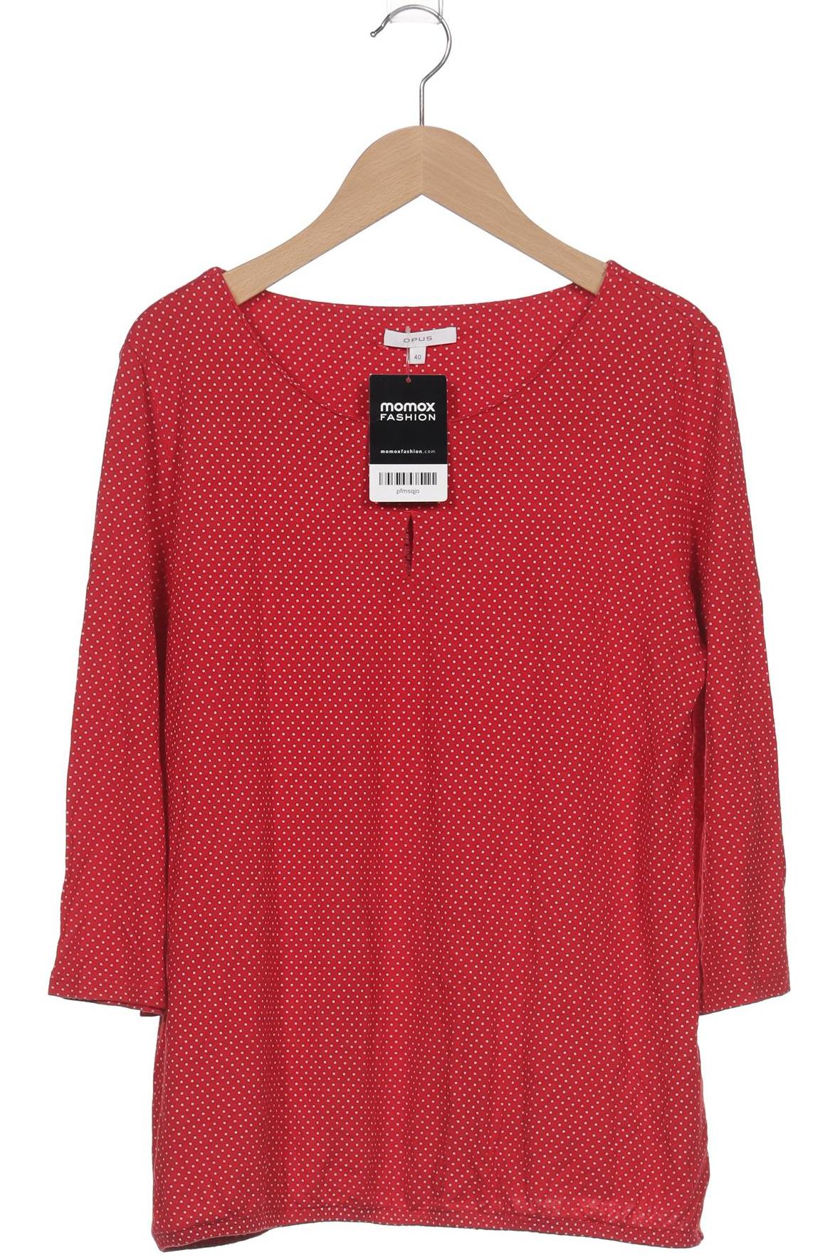 

Opus Damen Langarmshirt, rot, Gr. 40
