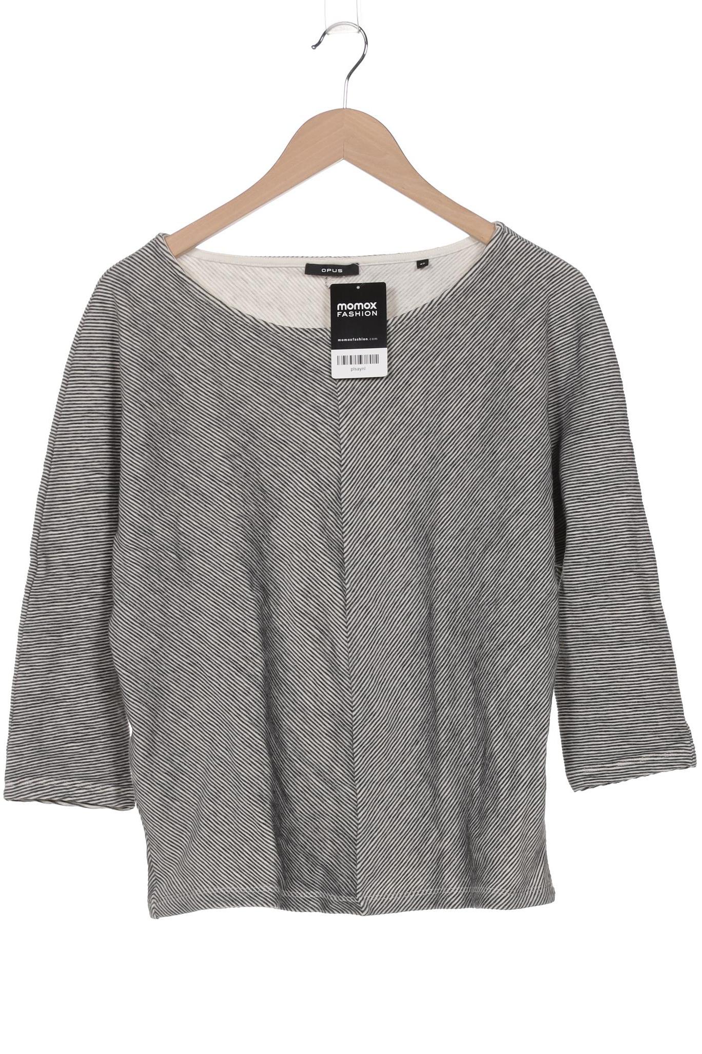 

Opus Damen Langarmshirt, grau, Gr. 40