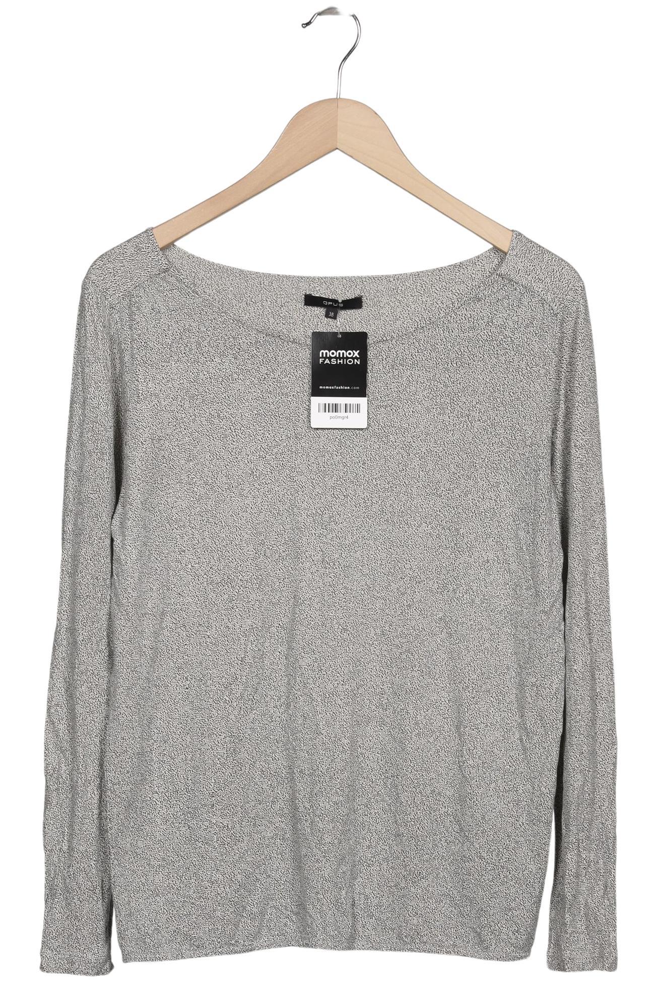 

Opus Damen Langarmshirt, grau, Gr. 38