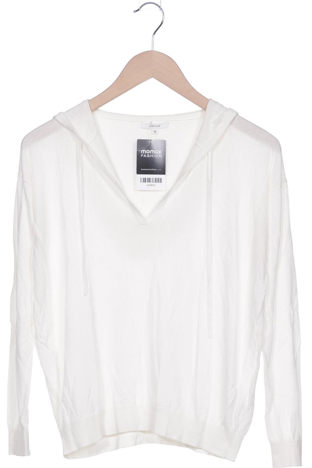 

Opus Damen Langarmshirt, weiß, Gr. 36