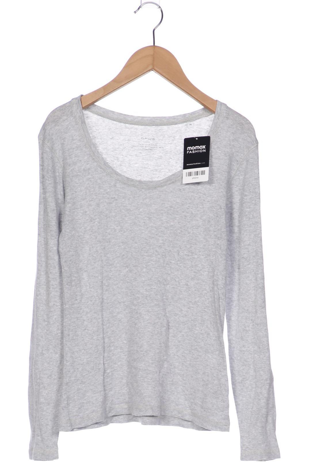 

Opus Damen Langarmshirt, grau, Gr. 38