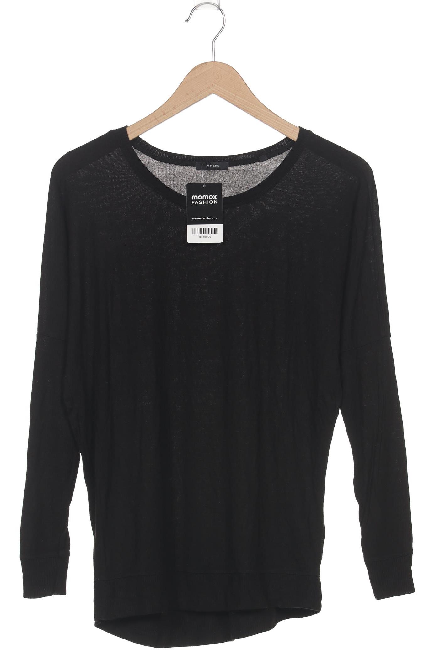 

Opus Damen Langarmshirt, schwarz, Gr. 36