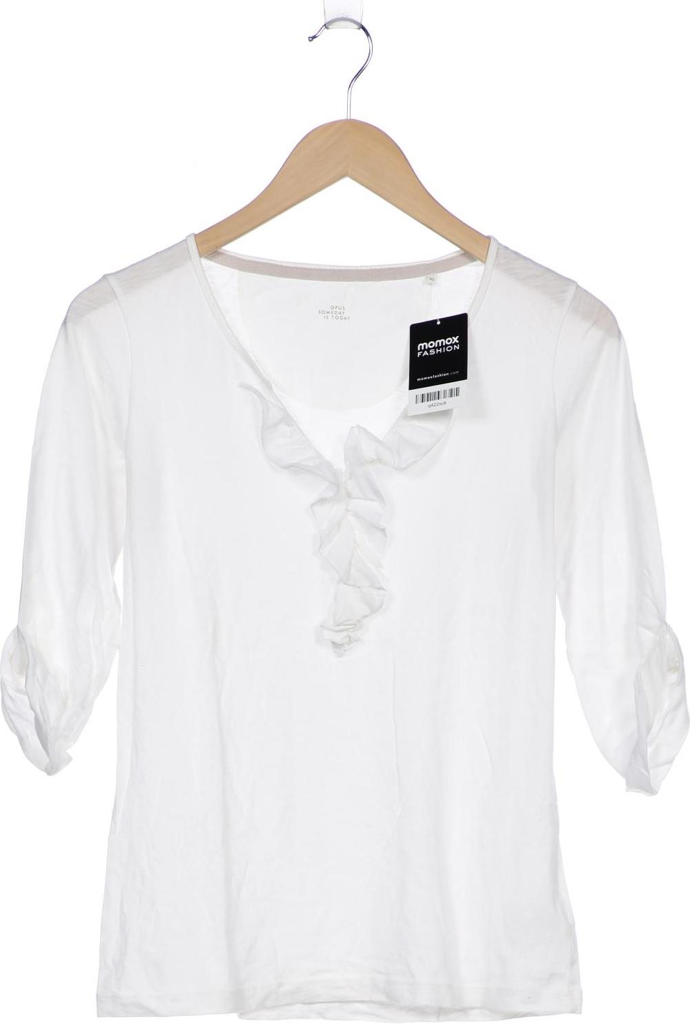 

Opus Damen Langarmshirt, weiß
