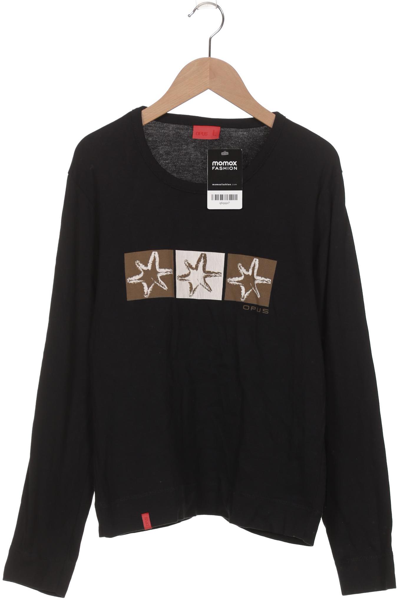 

Opus Damen Langarmshirt, schwarz, Gr. 42