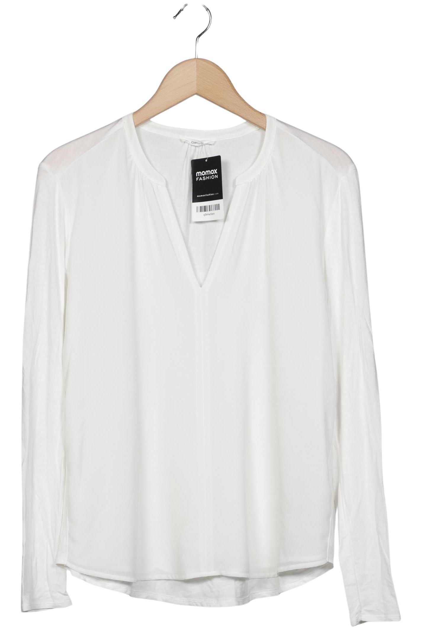 

Opus Damen Langarmshirt, weiß, Gr. 38