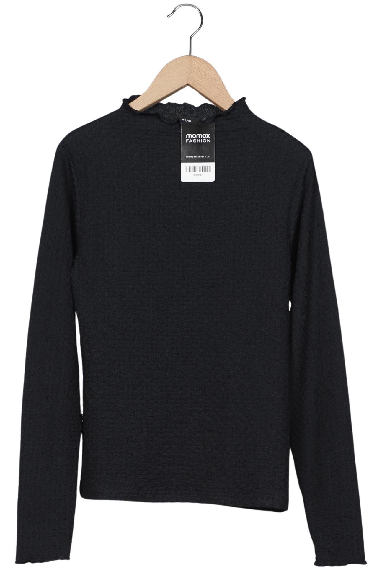 

Opus Damen Langarmshirt, schwarz, Gr. 36