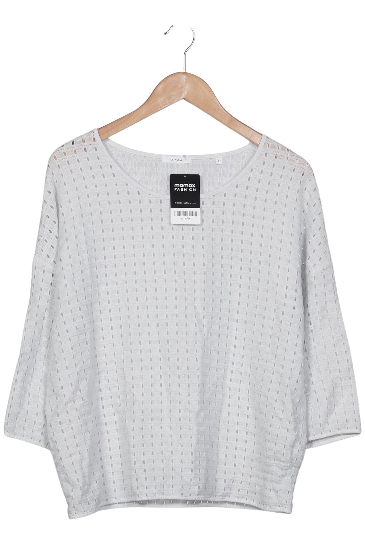 

Opus Damen Langarmshirt, weiß, Gr. 42