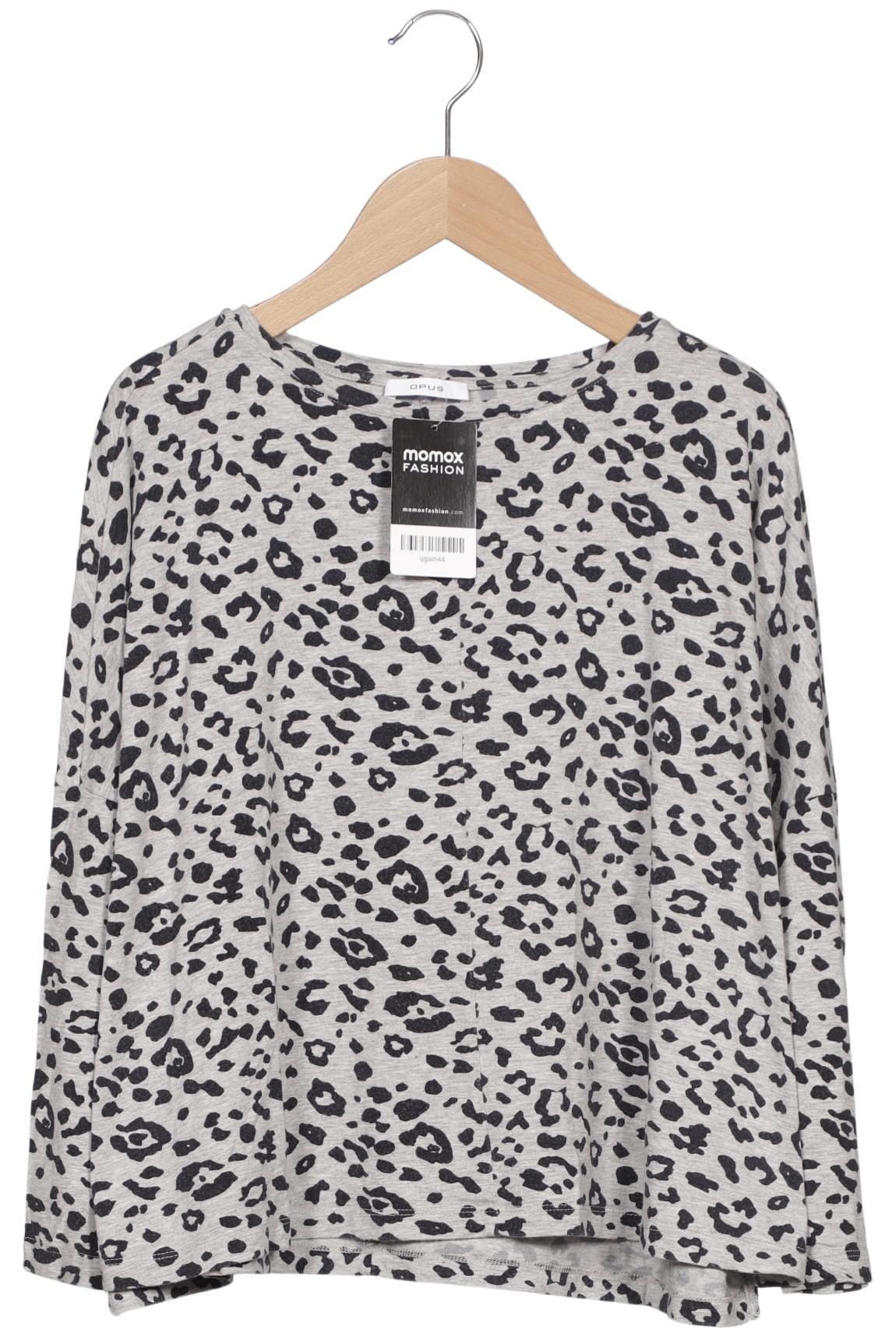 

Opus Damen Langarmshirt, grau, Gr. 36