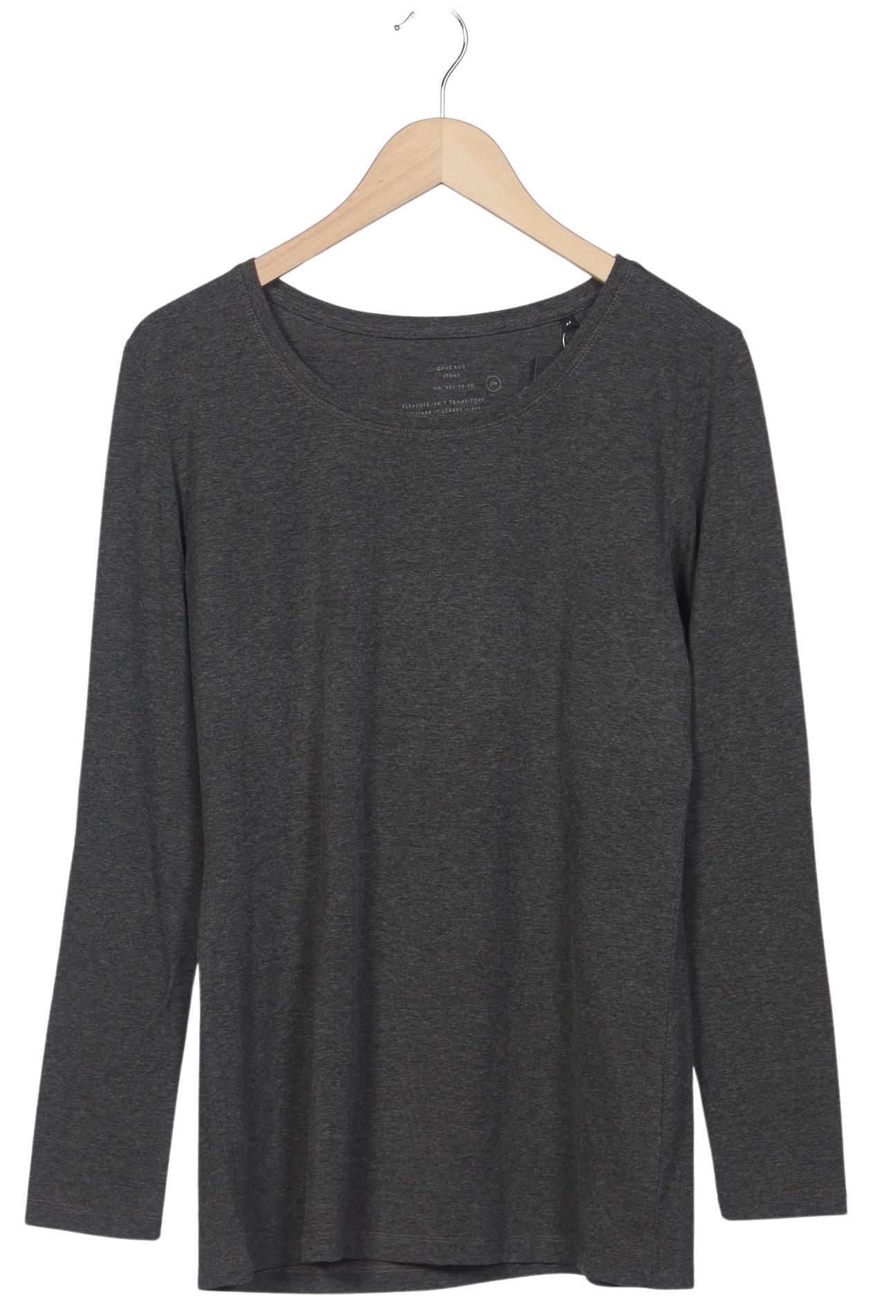 

Opus Damen Langarmshirt, grau, Gr. 44