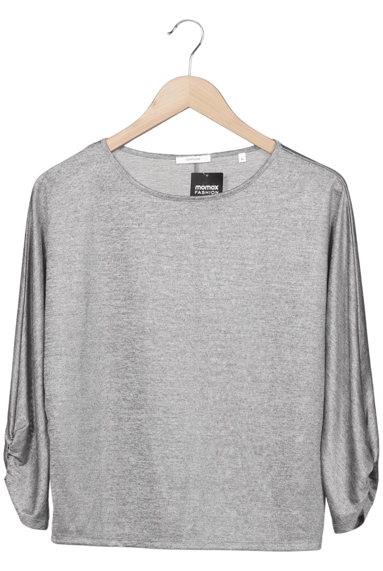 

Opus Damen Langarmshirt, grau, Gr. 38