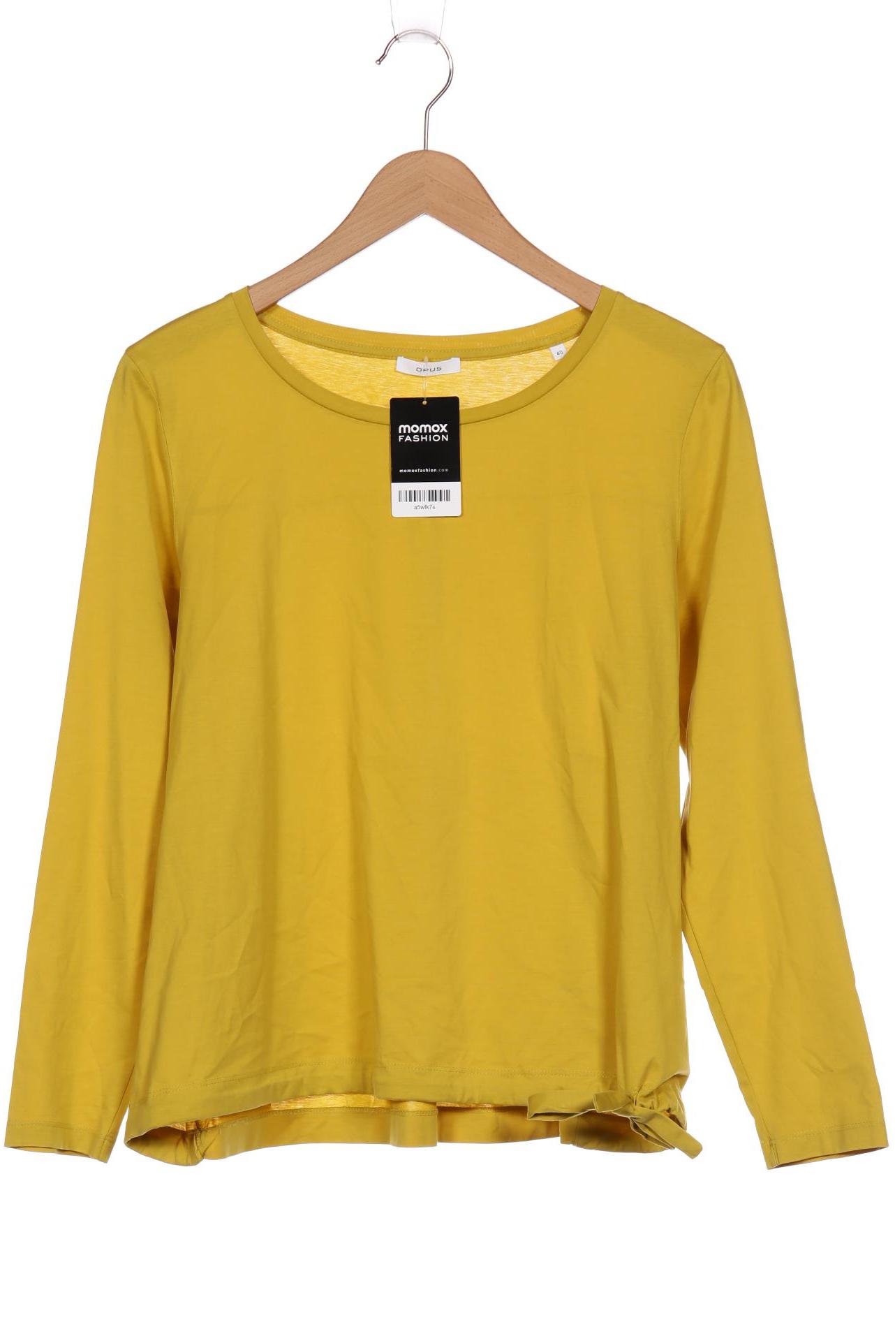 

Opus Damen Langarmshirt, gelb, Gr. 40