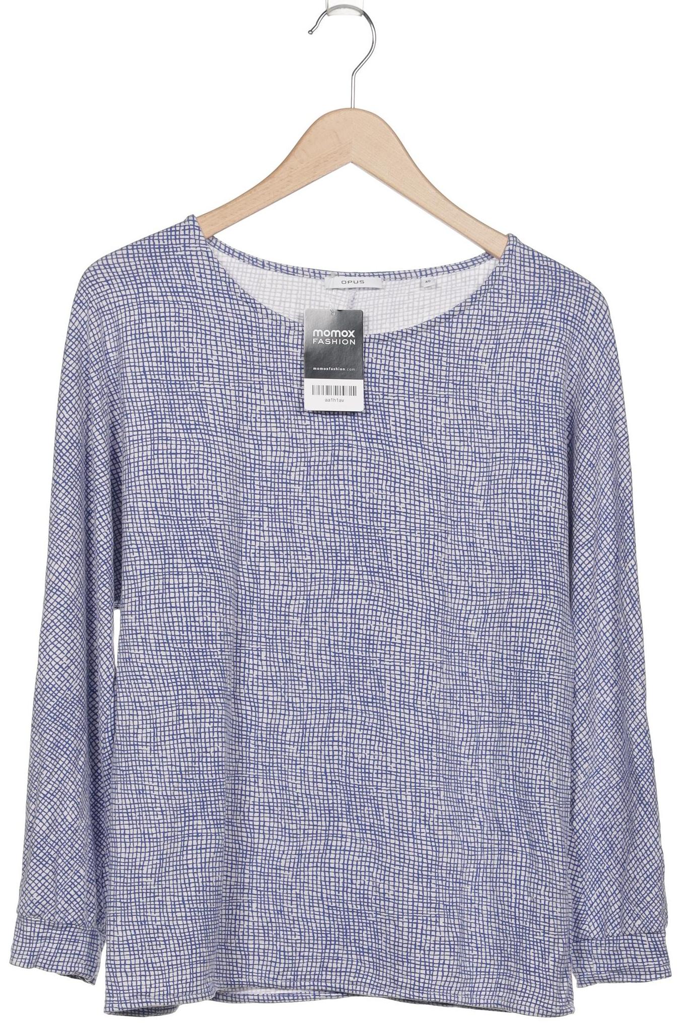 

Opus Damen Langarmshirt, blau, Gr. 40