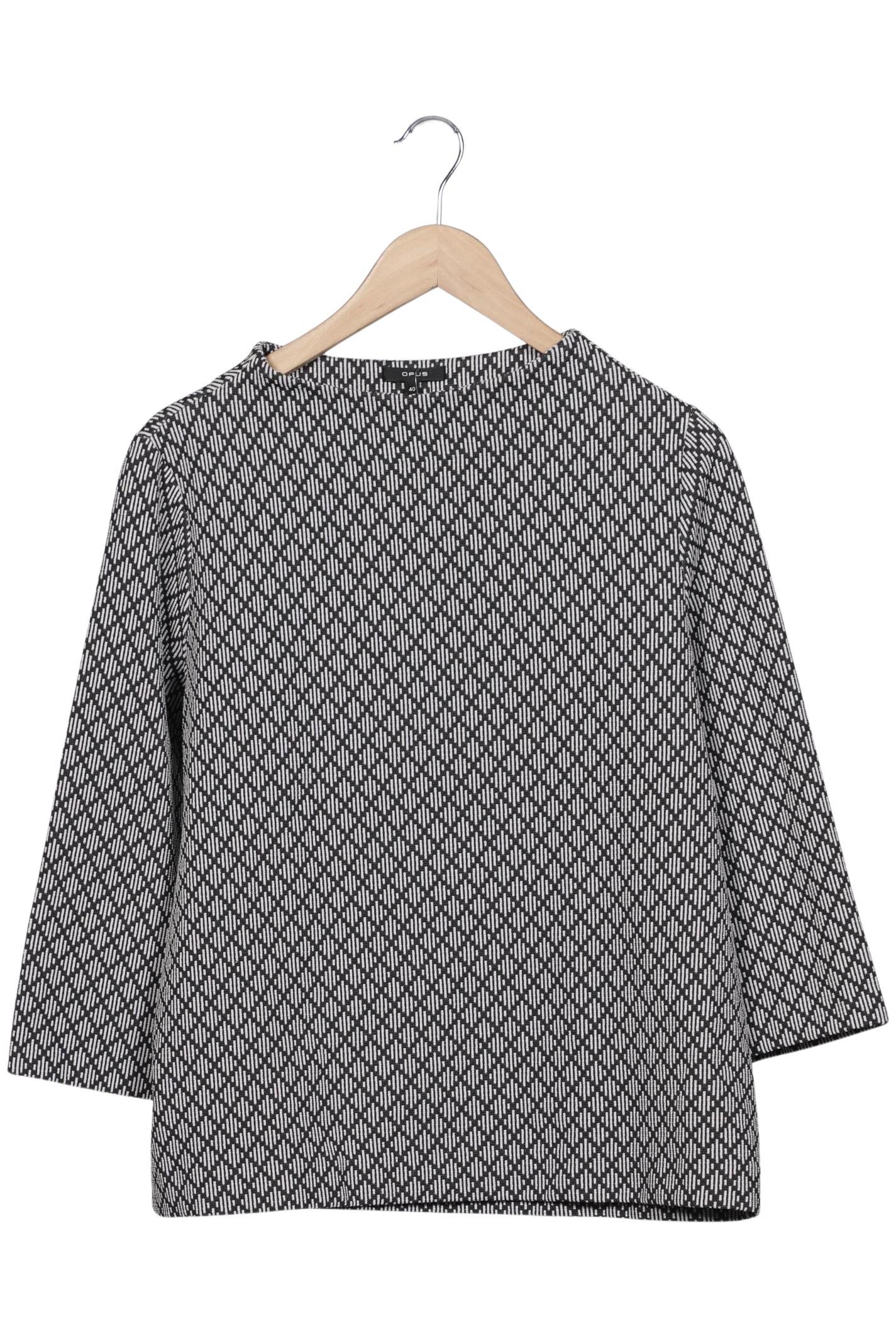 

Opus Damen Langarmshirt, schwarz, Gr. 40