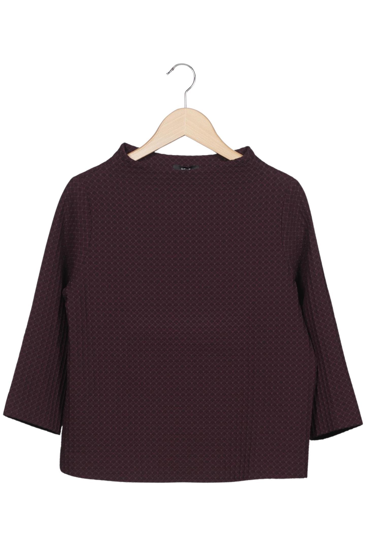 

Opus Damen Langarmshirt, bordeaux, Gr. 36