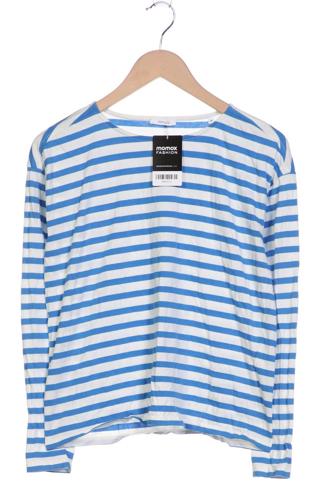 

Opus Damen Langarmshirt, blau, Gr. 38
