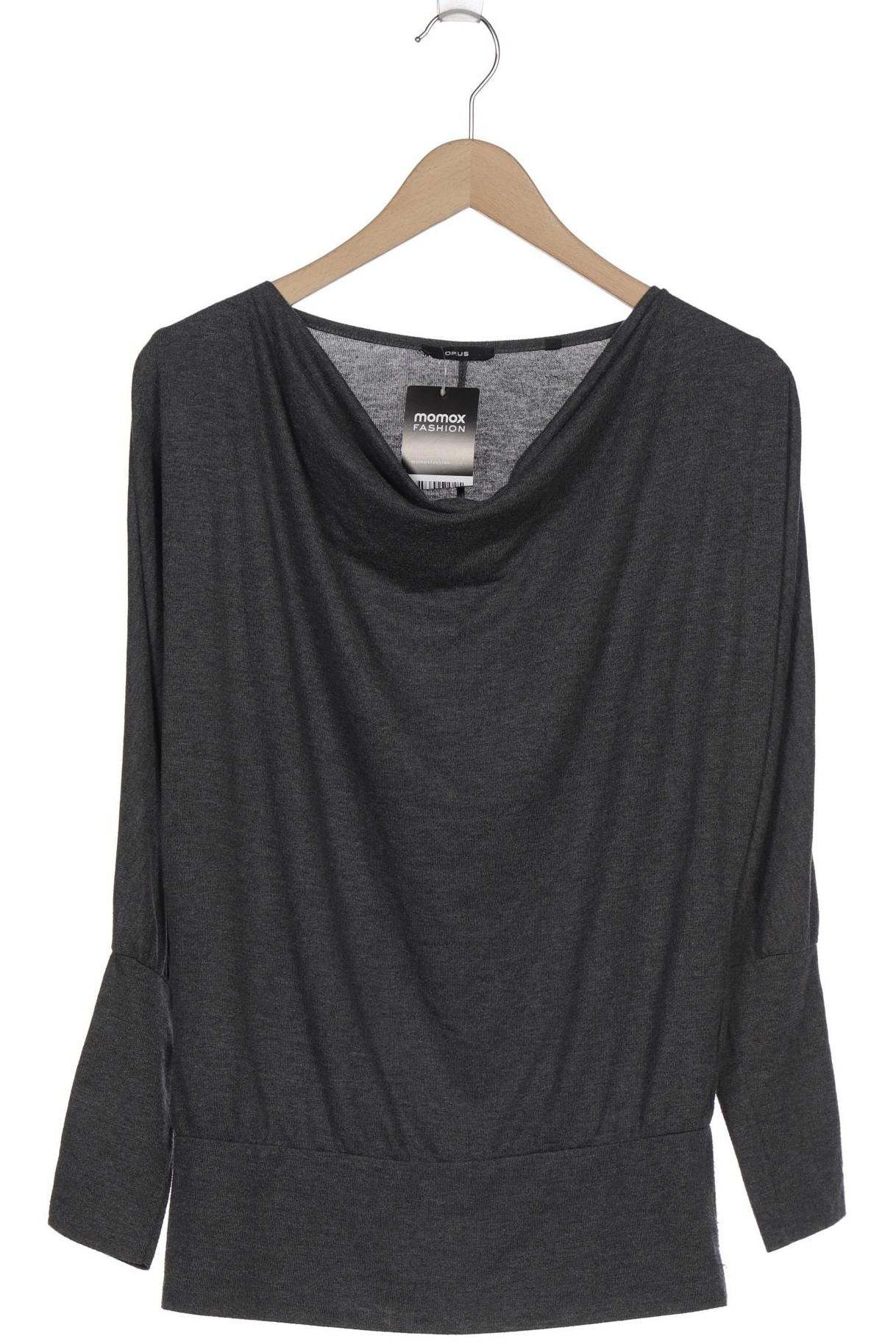 

Opus Damen Langarmshirt, grau, Gr. 38
