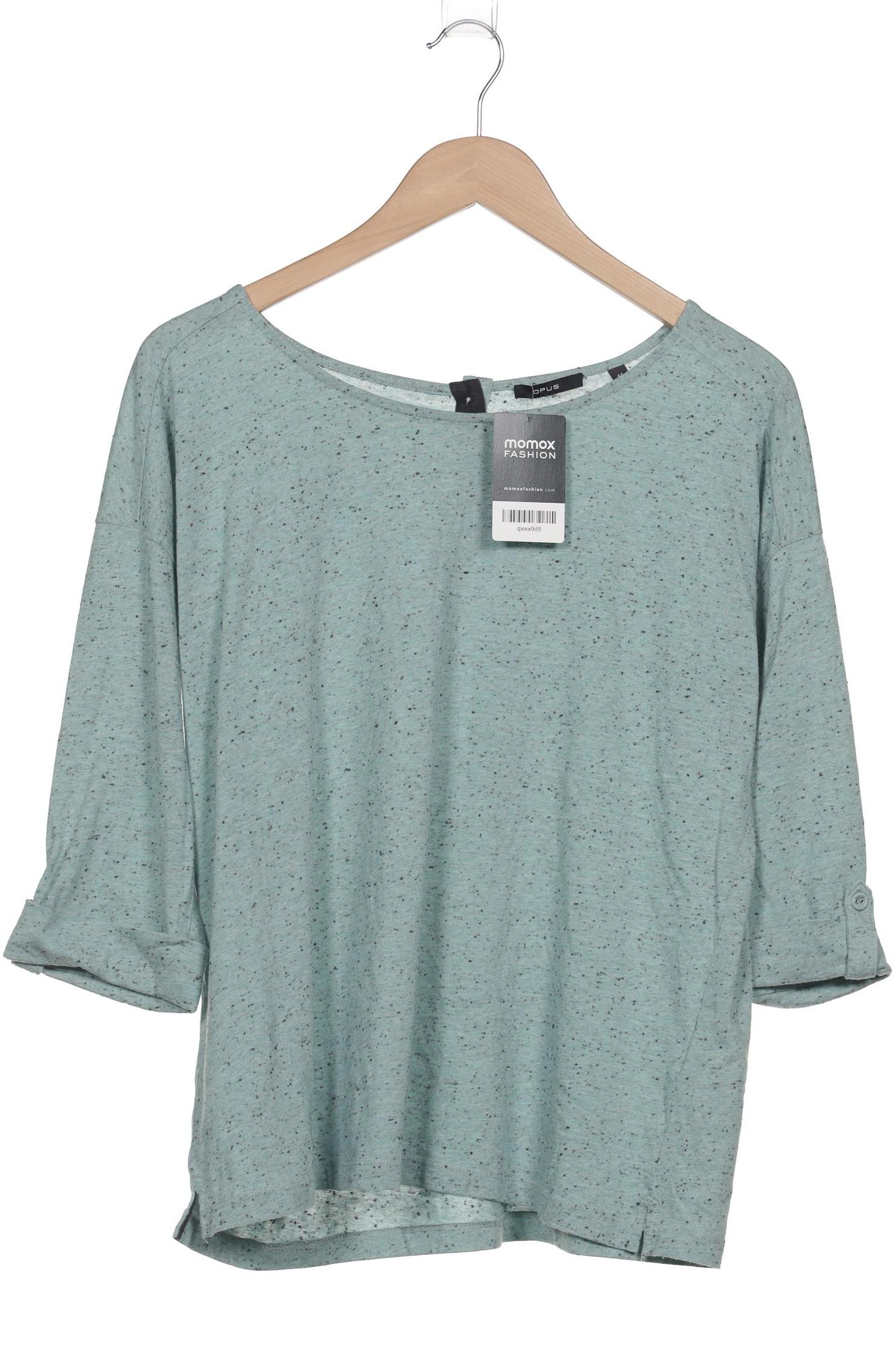 

Opus Damen Langarmshirt, türkis, Gr. 44