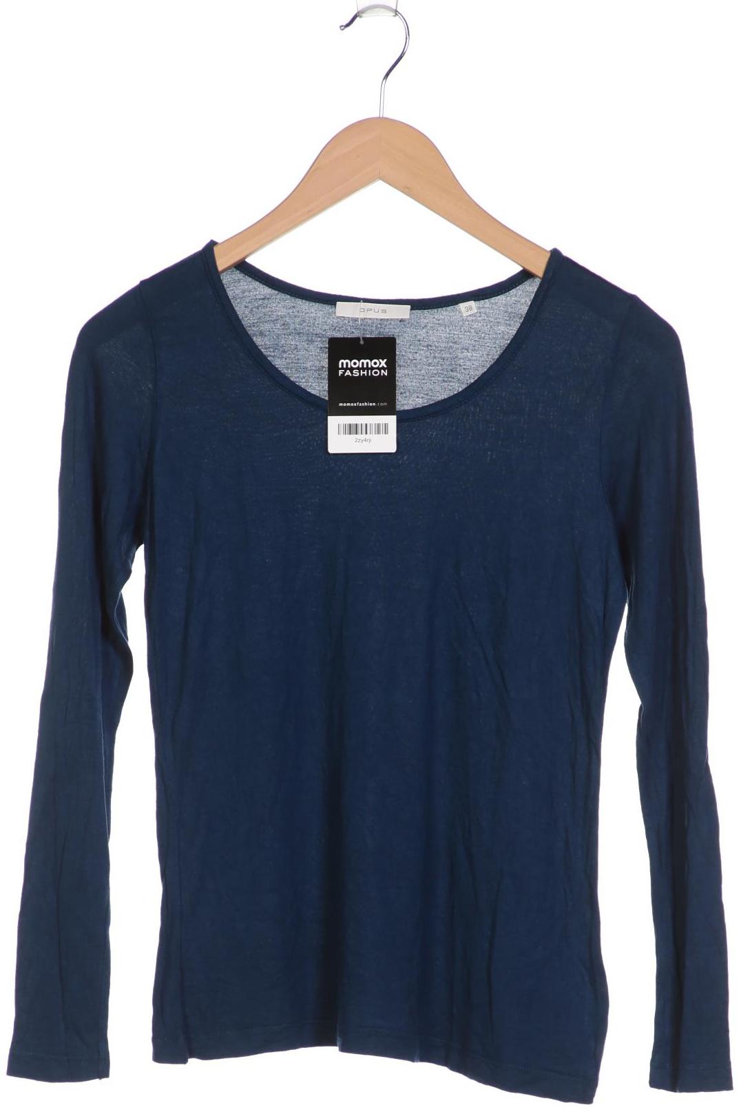 

Opus Damen Langarmshirt, blau, Gr. 38