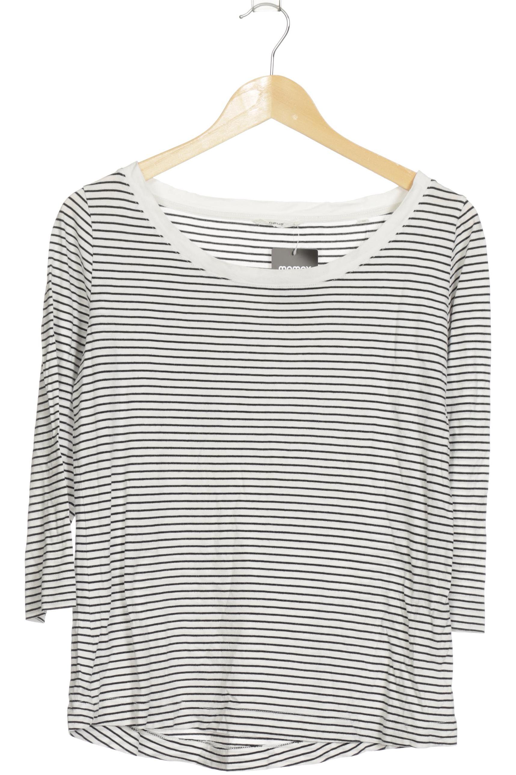 

Opus Damen Langarmshirt, weiß, Gr. 40