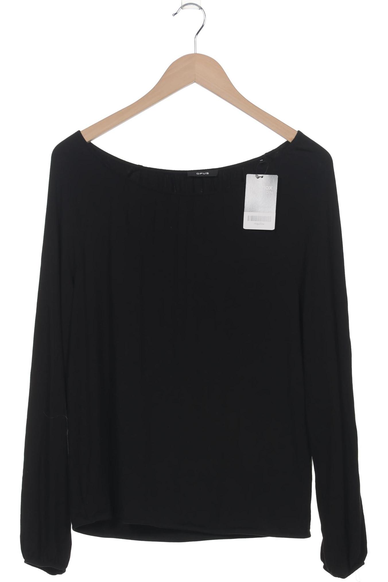 

Opus Damen Langarmshirt, schwarz, Gr. 38